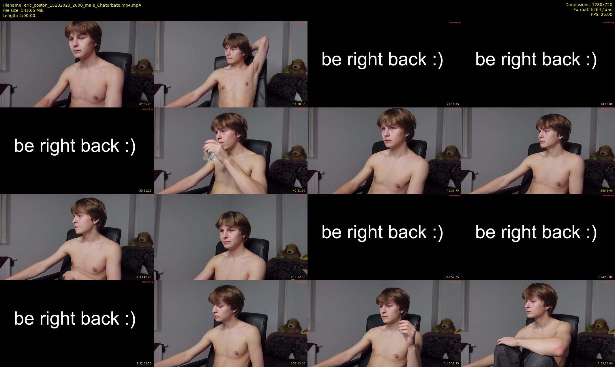 eric_poston — 120 minute Chaturbate male cam show recording, 720p, Oct 15, 2023