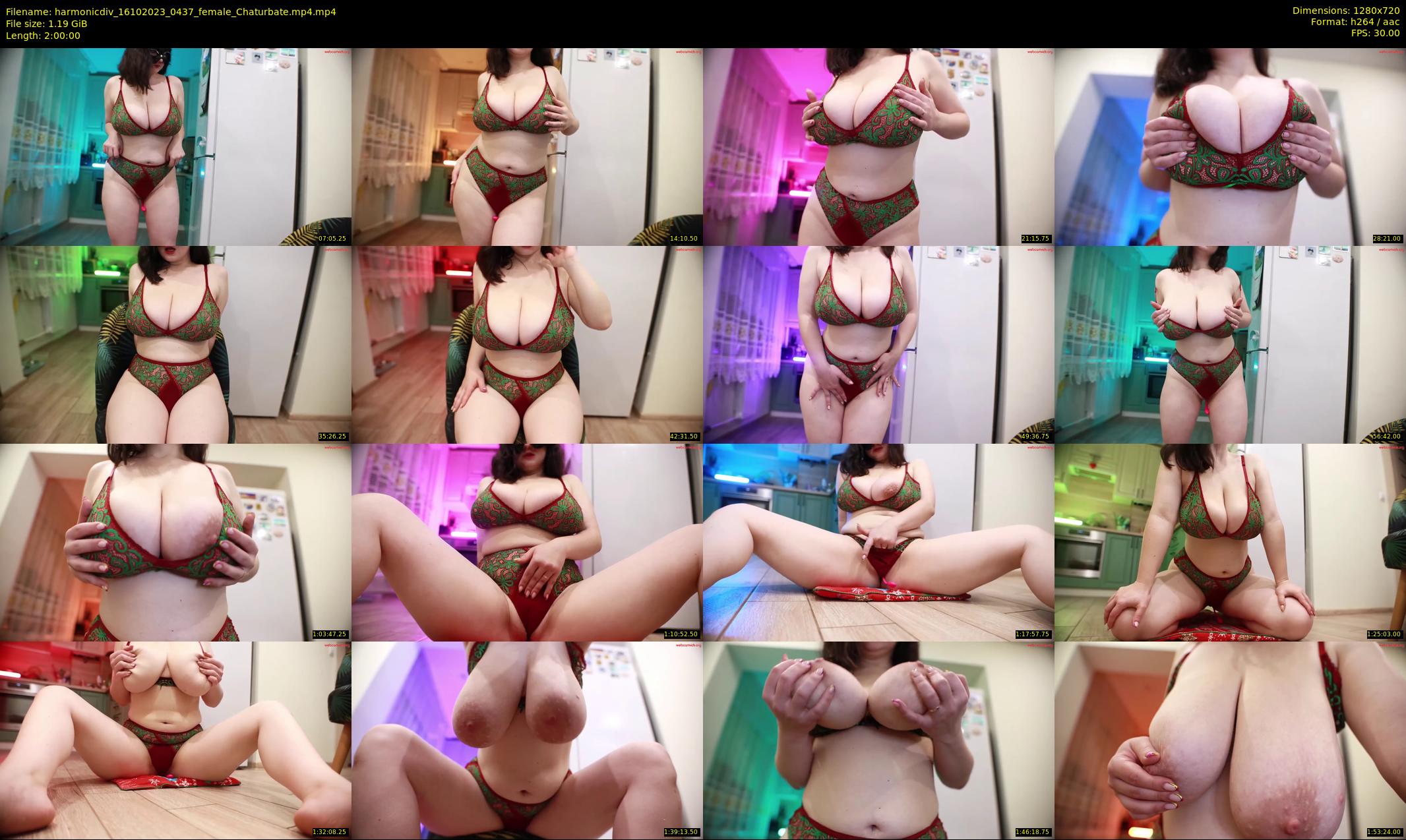 harmonicdiv — 120 minute Chaturbate female cam show recording, 720p, Oct 16, 2023