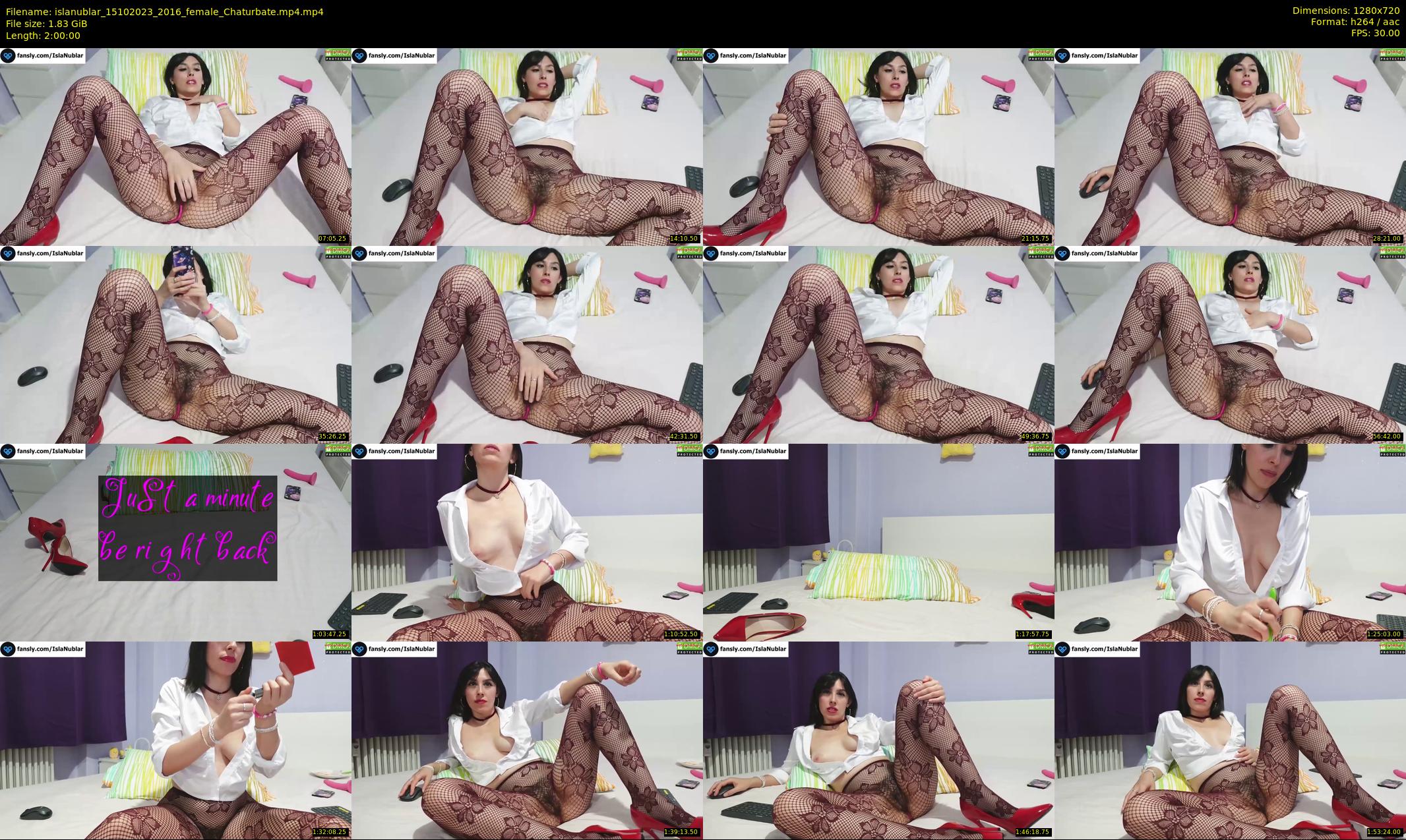 islanublar — 120 minute Chaturbate female cam show recording, 720p, Oct 15, 2023