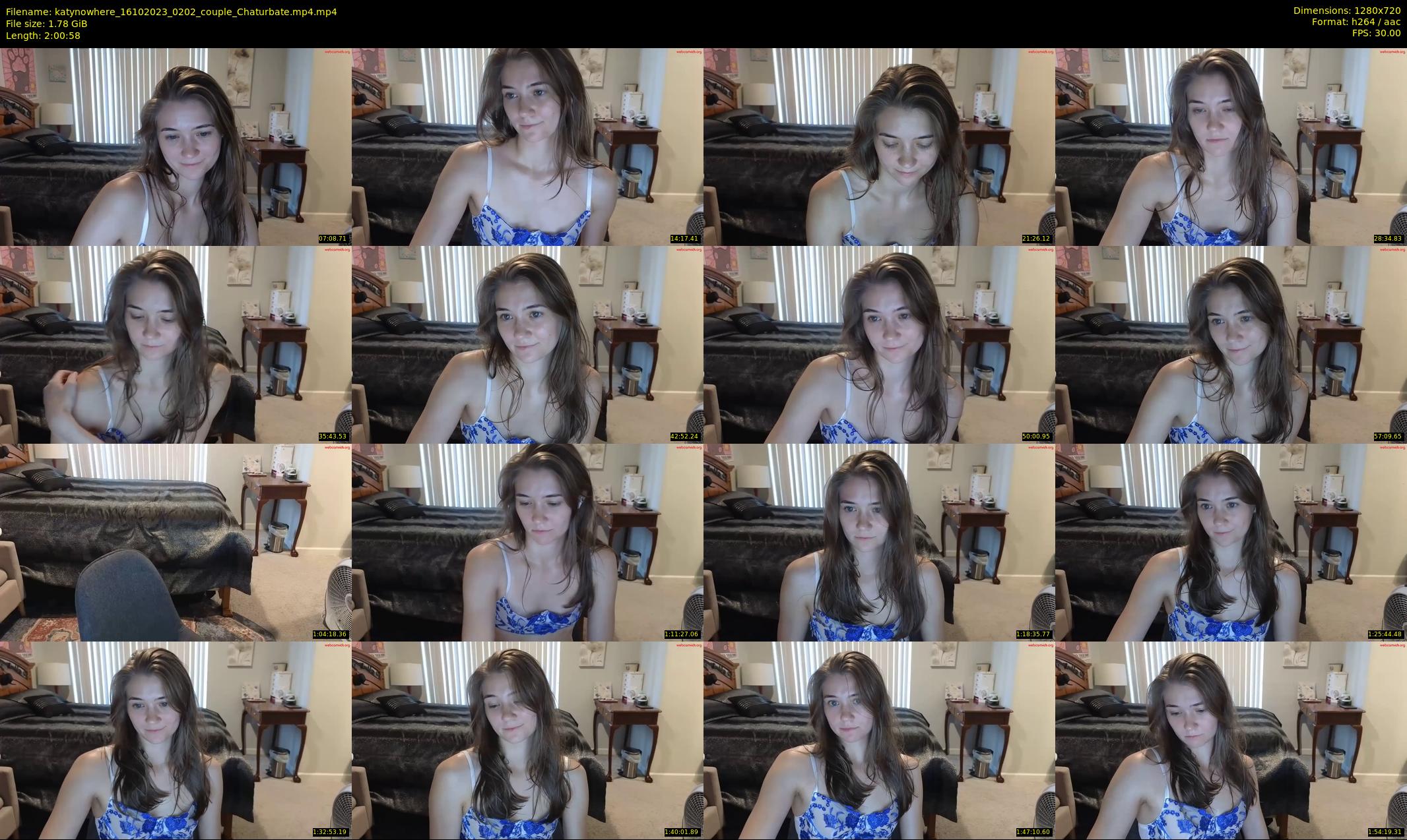 katynowhere — 121 minute Chaturbate female cam show recording, 720p, Oct 16, 2023