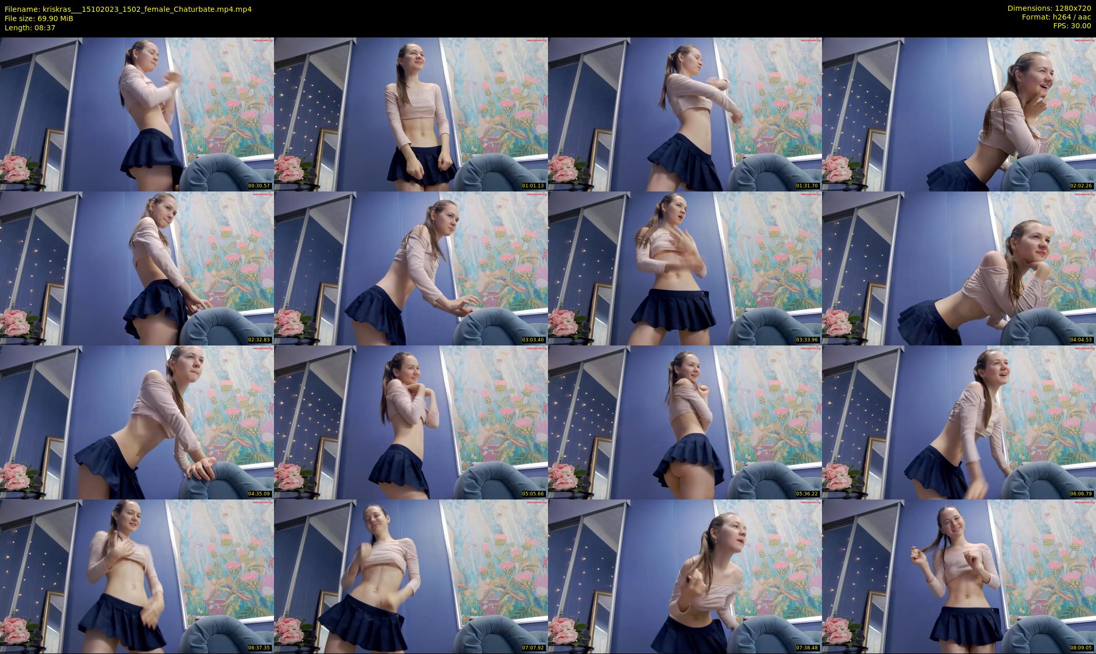 kriskras__ — 9 minute Chaturbate female cam show recording, 720p, Oct 15, 2023