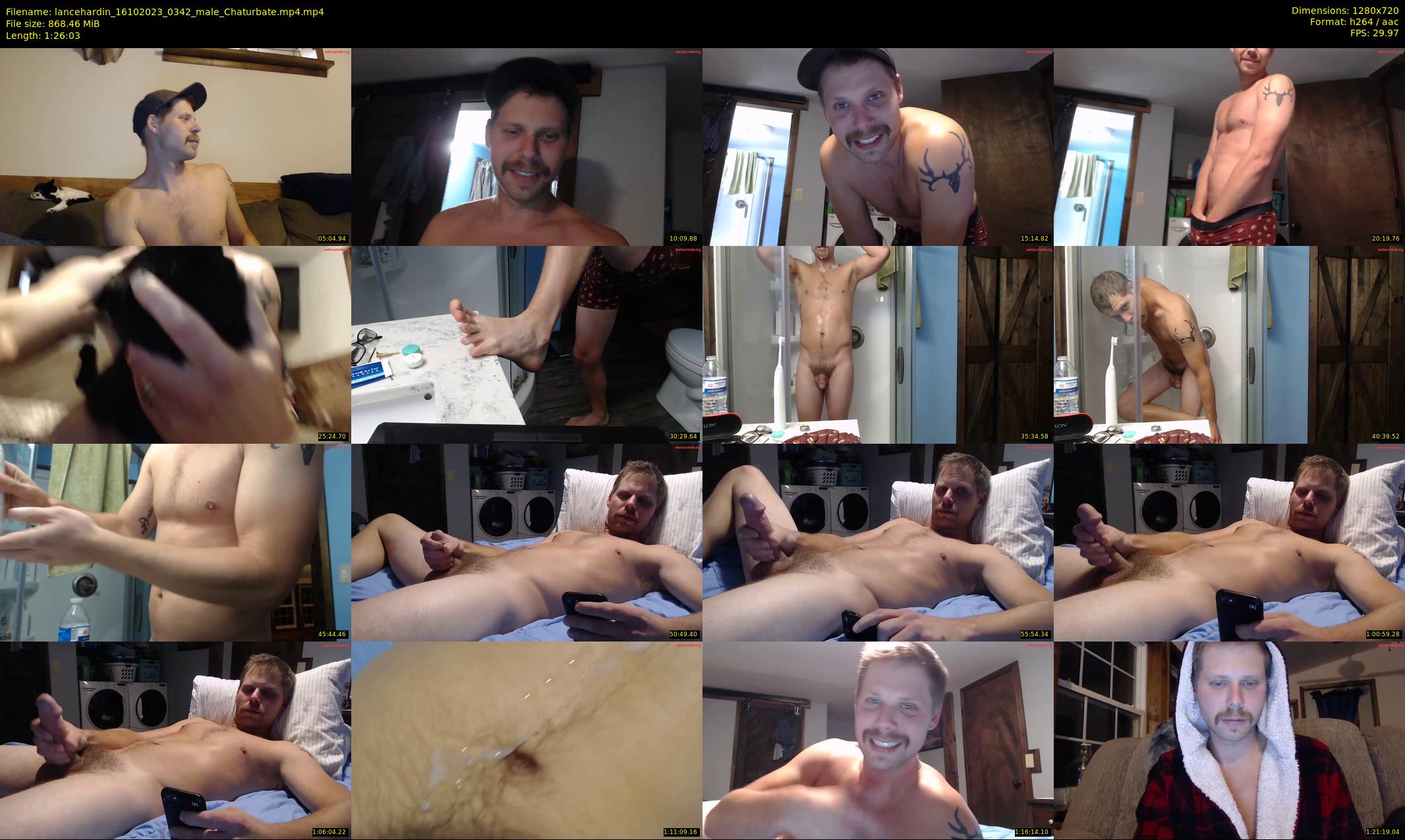 lancehardin — 87 minute Chaturbate male cam show recording, 720p, Oct 16, 2023