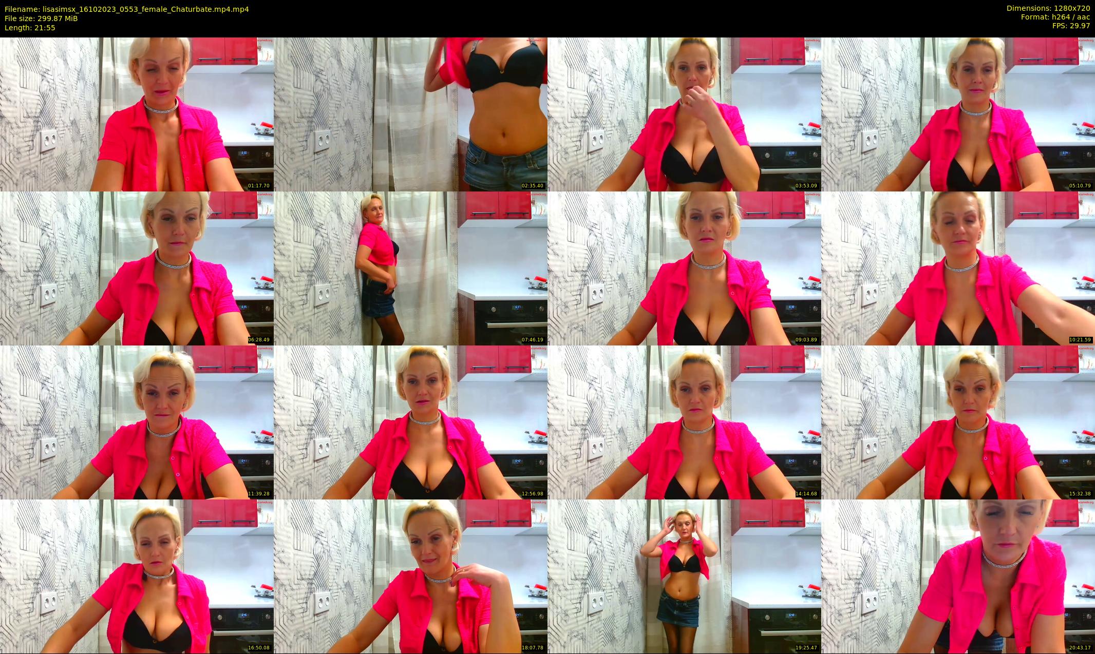 lisasimsx — 22 minute Chaturbate female cam show recording, 720p, Oct 16, 2023