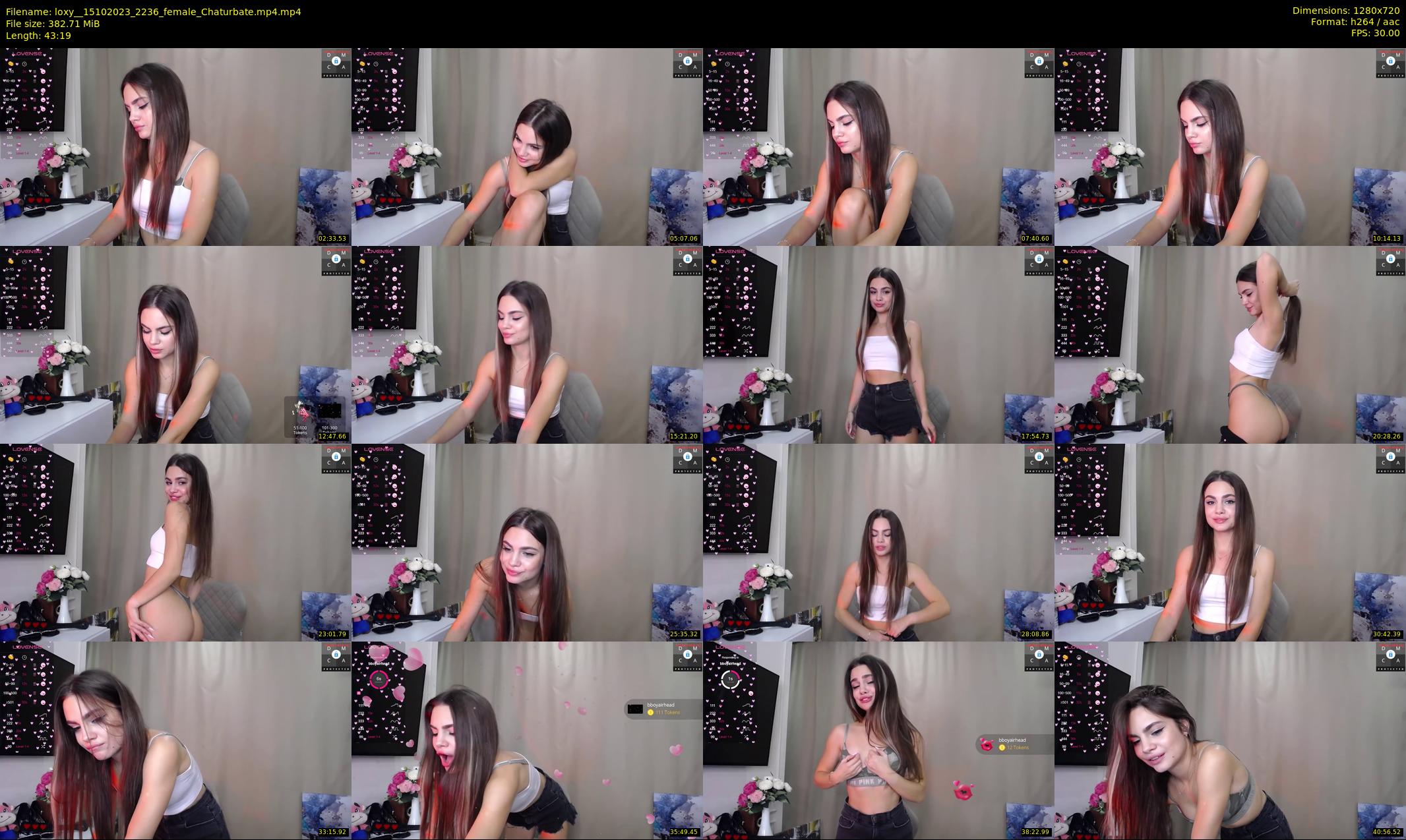 loxy_ — 44 minute Chaturbate female cam show recording, 720p, Oct 15, 2023