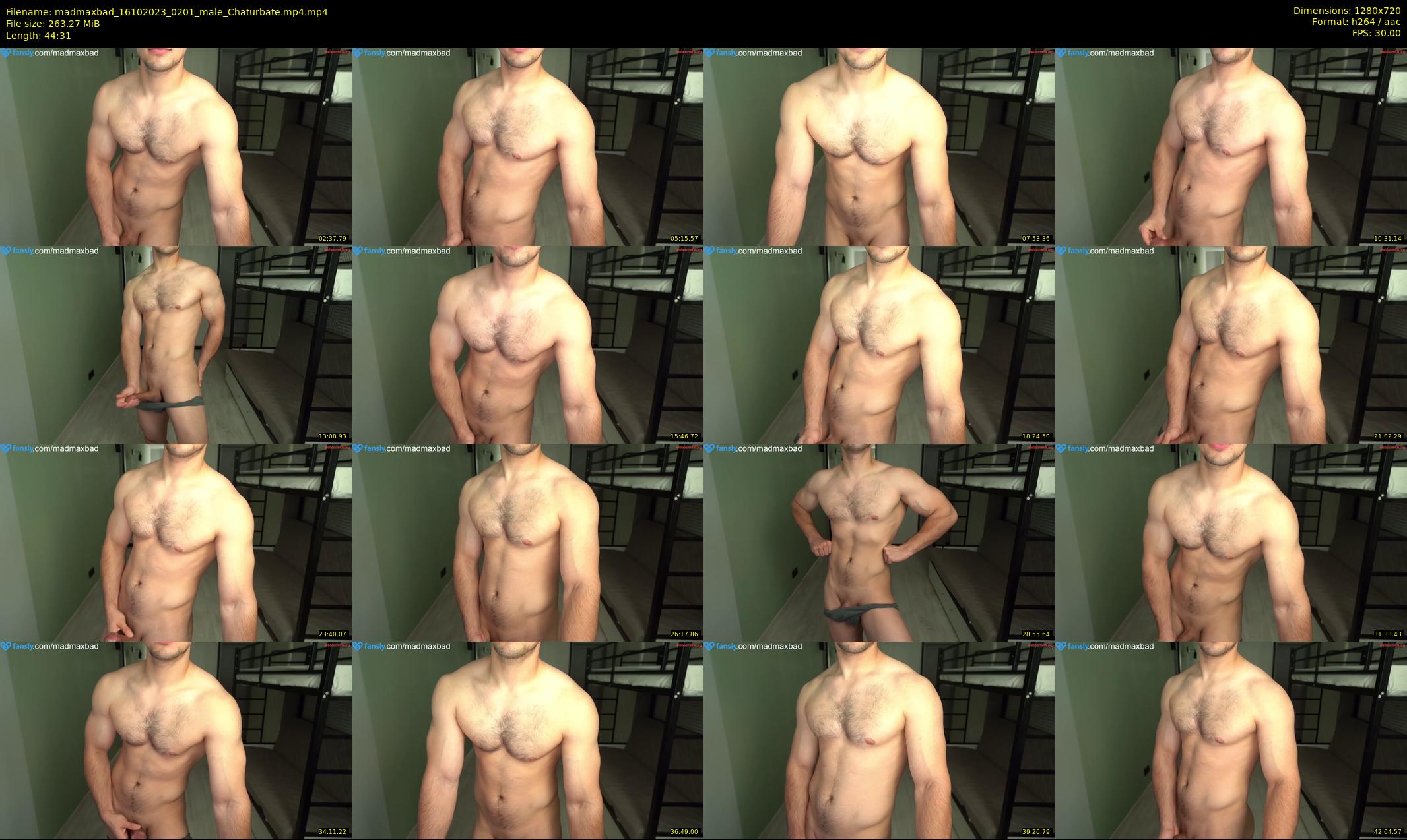 madmaxbad — 45 minute Chaturbate male cam show recording, 720p, Oct 16, 2023
