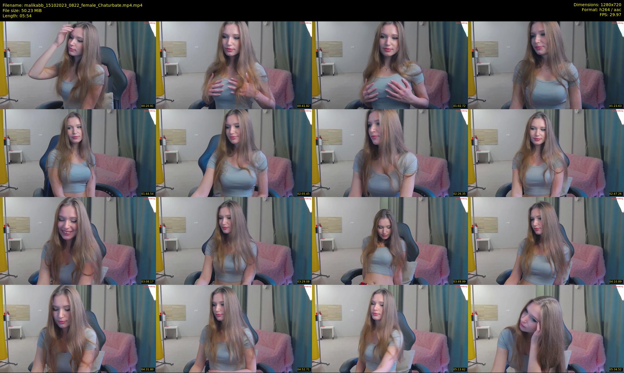 malikabb — 6 minute Chaturbate female cam show recording, 720p, Oct 15, 2023