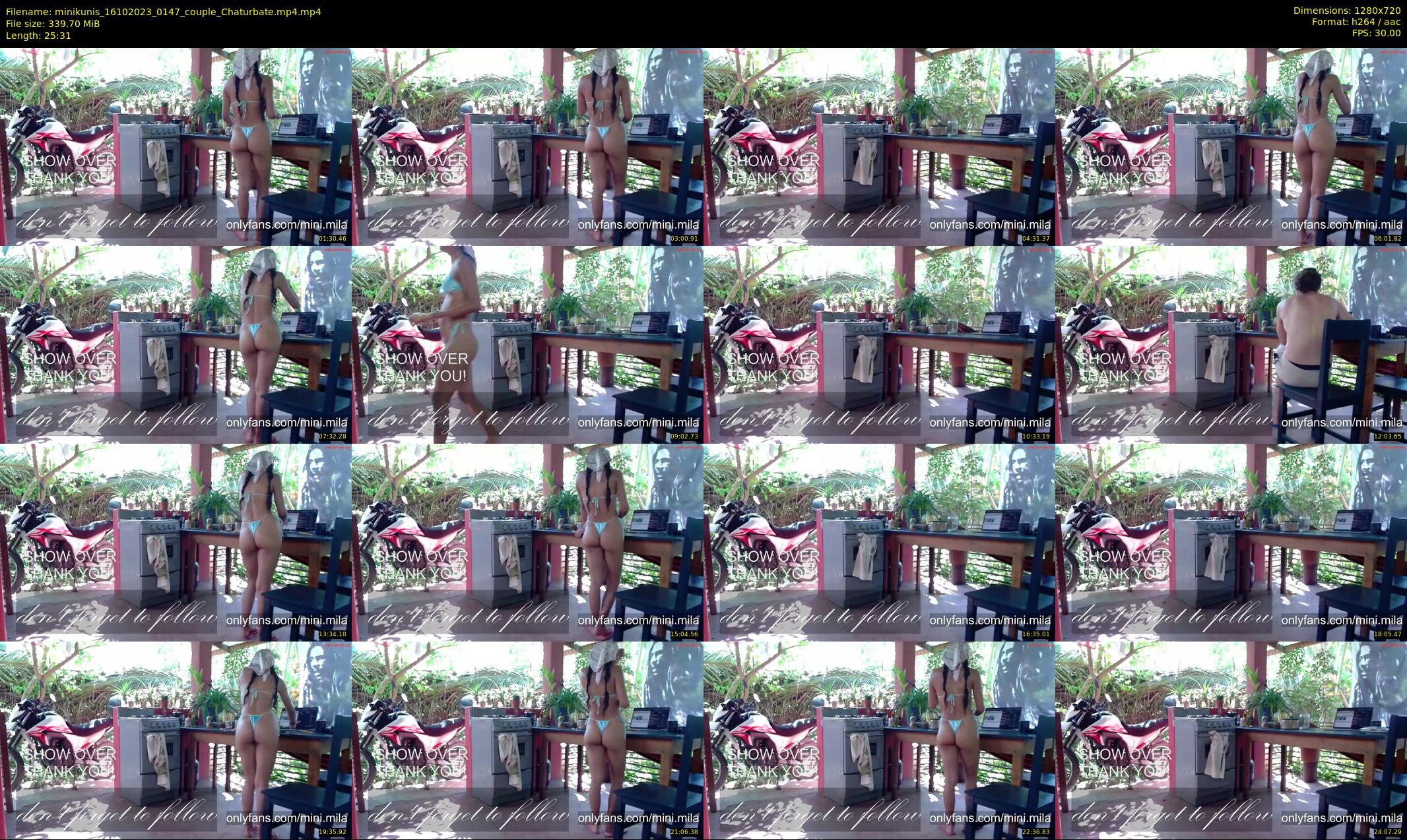minikunis — 26 minute Chaturbate couple cam show recording, 720p, Oct 16, 2023