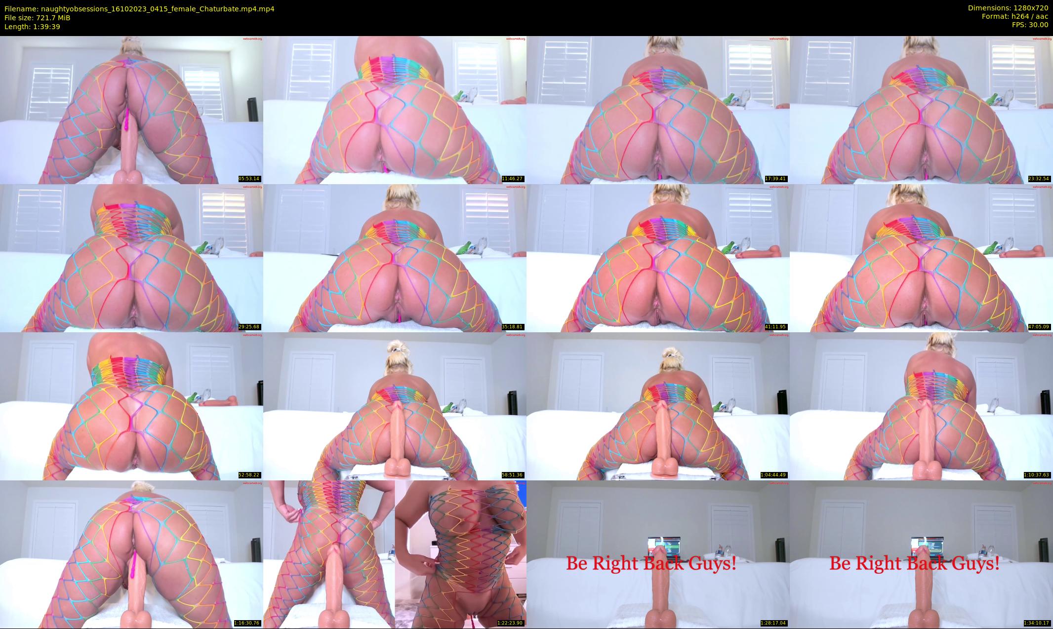 naughtyobsessions — 100 minute Chaturbate female cam show recording, 720p, Oct 16, 2023
