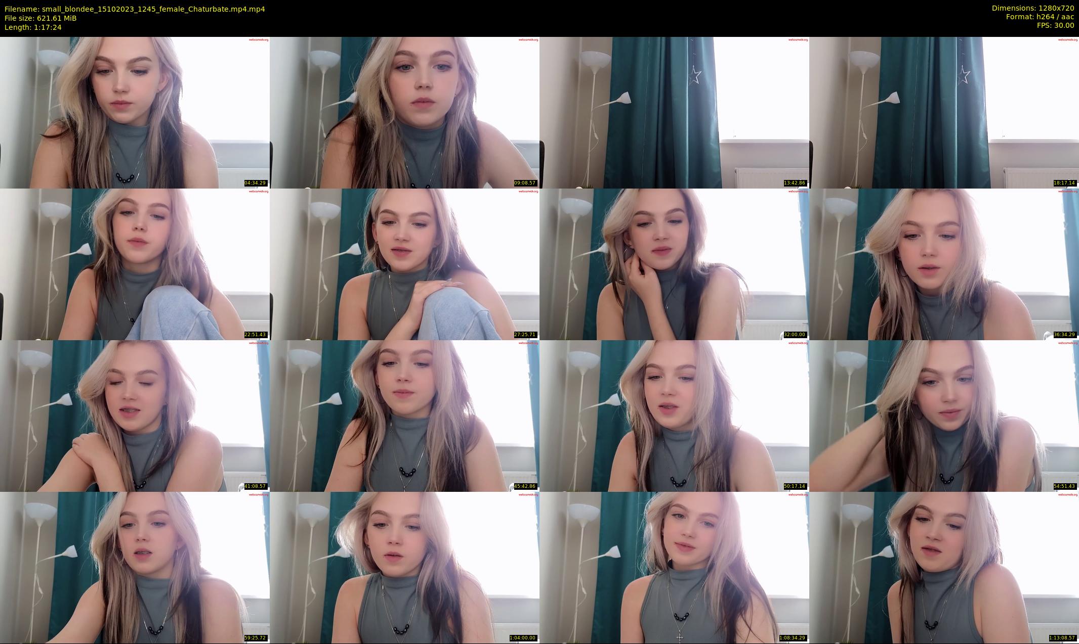 small_blondee — 78 minute Chaturbate female cam show recording, 720p, Oct 15, 2023