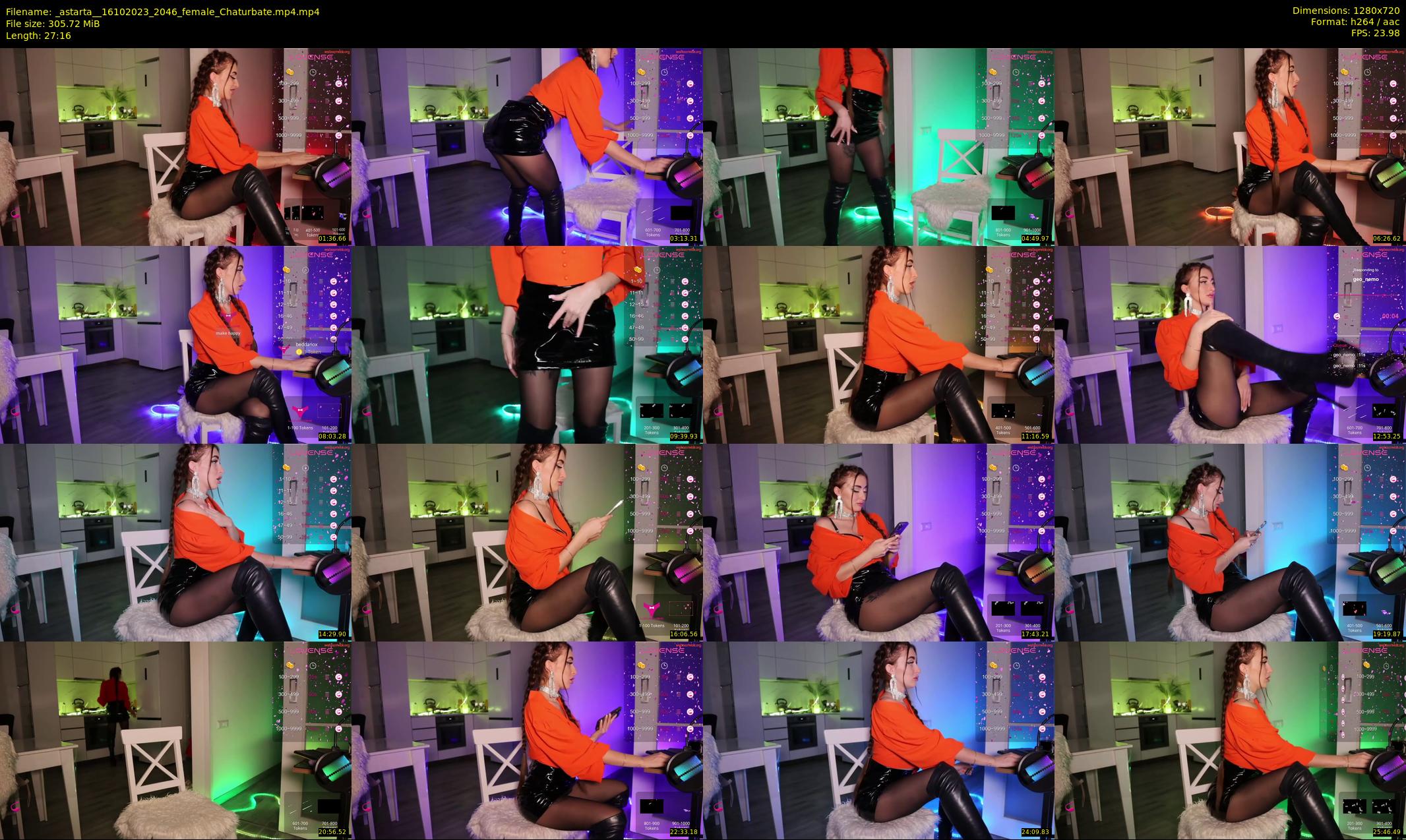 _astarta_ — 28 minute Chaturbate female cam show recording, 720p, Oct 16, 2023