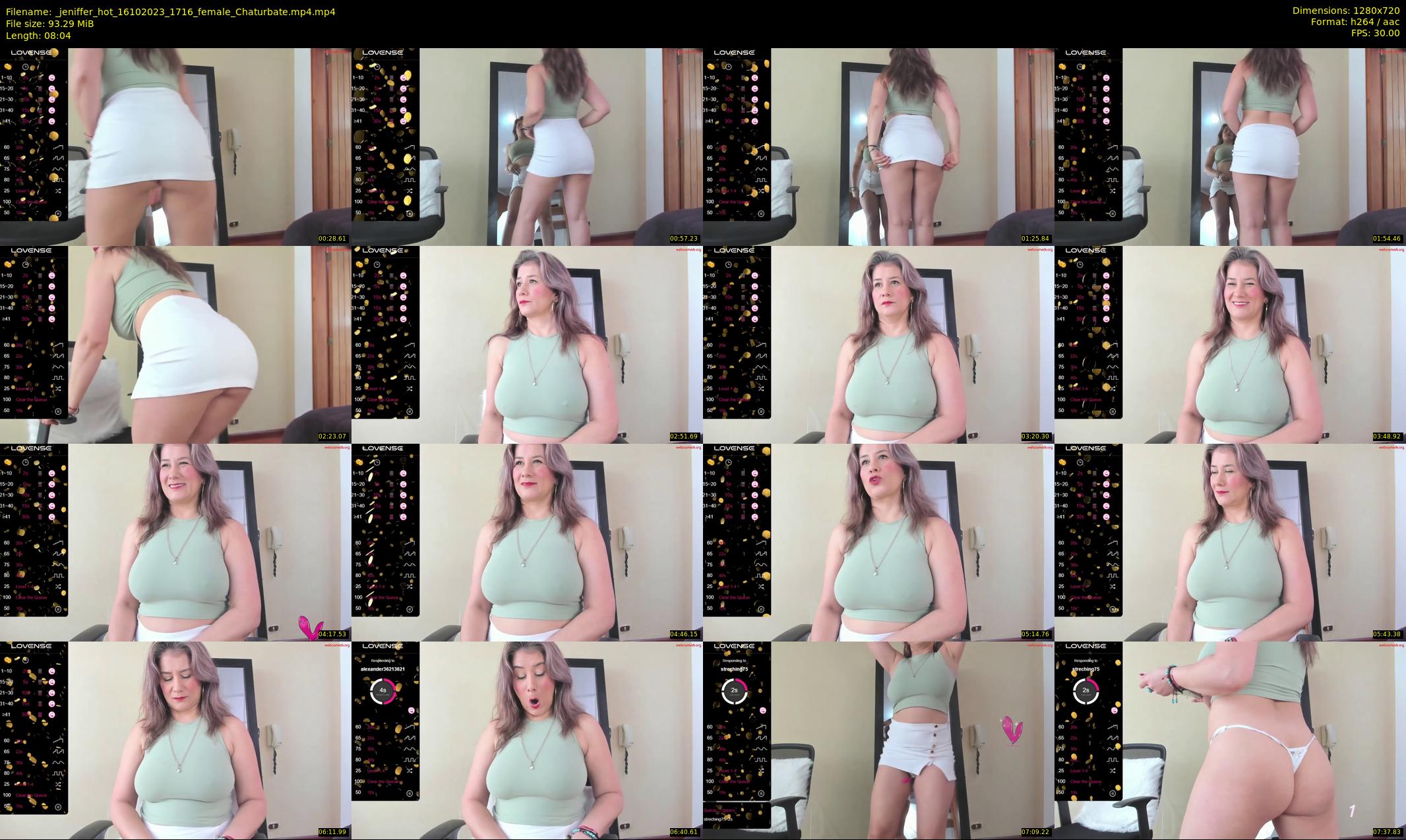 _jeniffer_hot — 9 minute Chaturbate female cam show recording, 720p, Oct 16, 2023