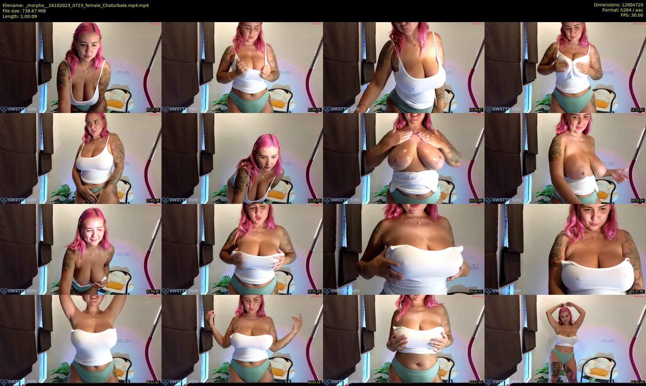 _morpho_ — 61 minute Chaturbate female cam show recording, 720p, Oct 16, 2023