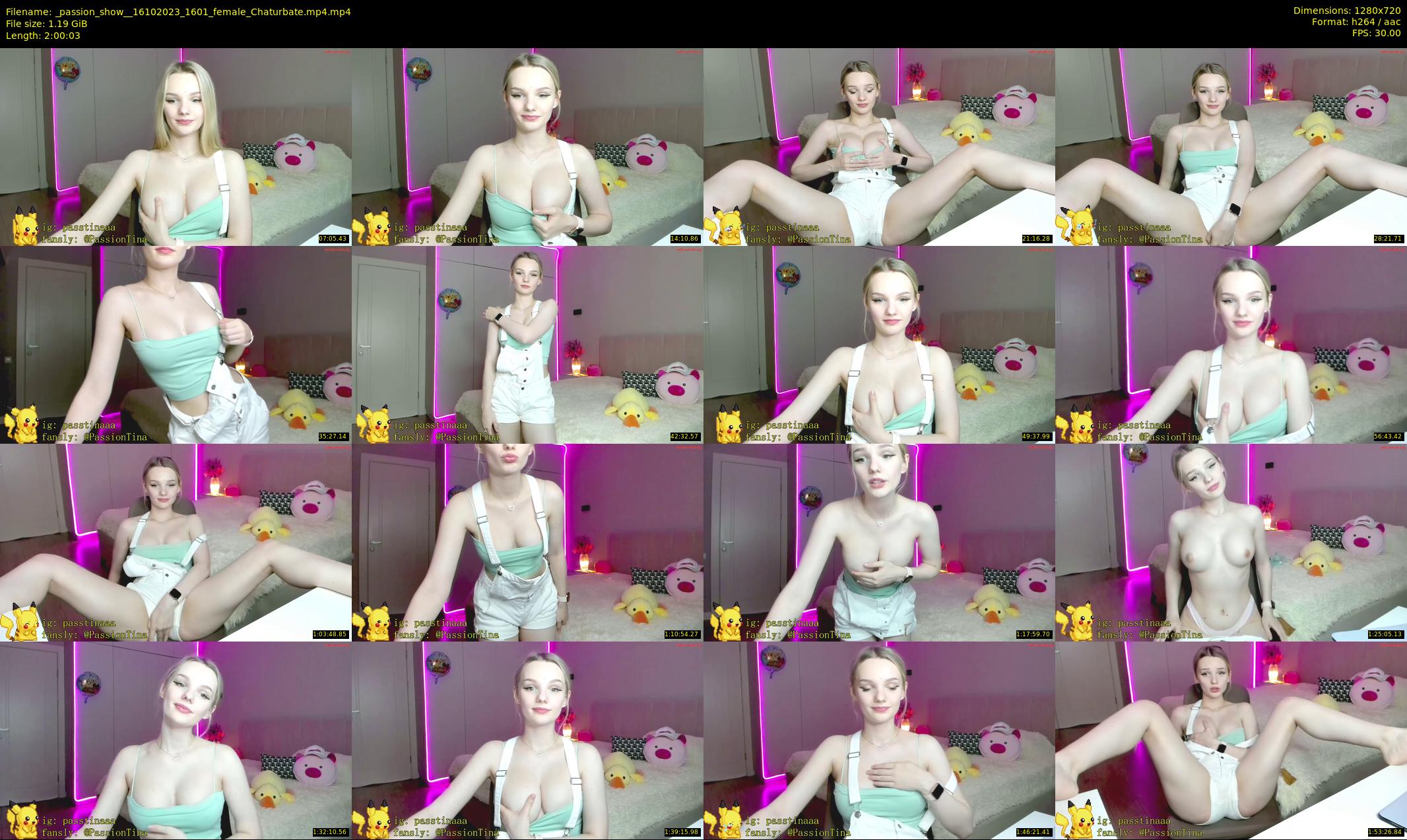 _passion_show_ — 121 minute Chaturbate couple cam show recording, 720p, Oct 16, 2023