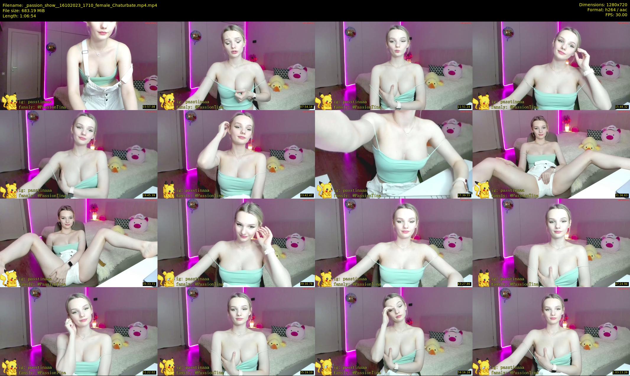 _passion_show_ — 67 minute Chaturbate couple cam show recording, 720p, Oct 16, 2023