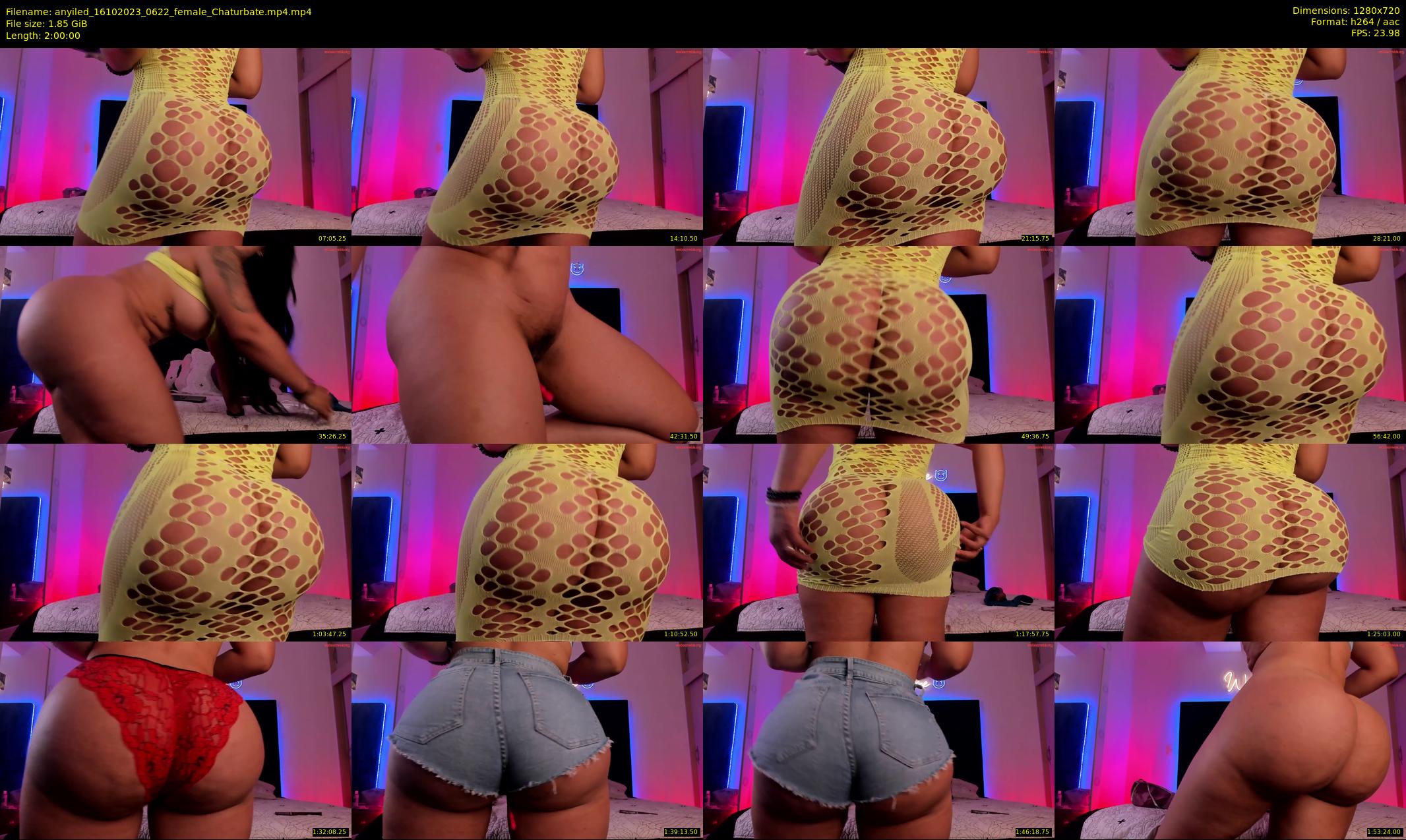 anyiled — 120 minute Chaturbate female cam show recording, 720p, Oct 16, 2023