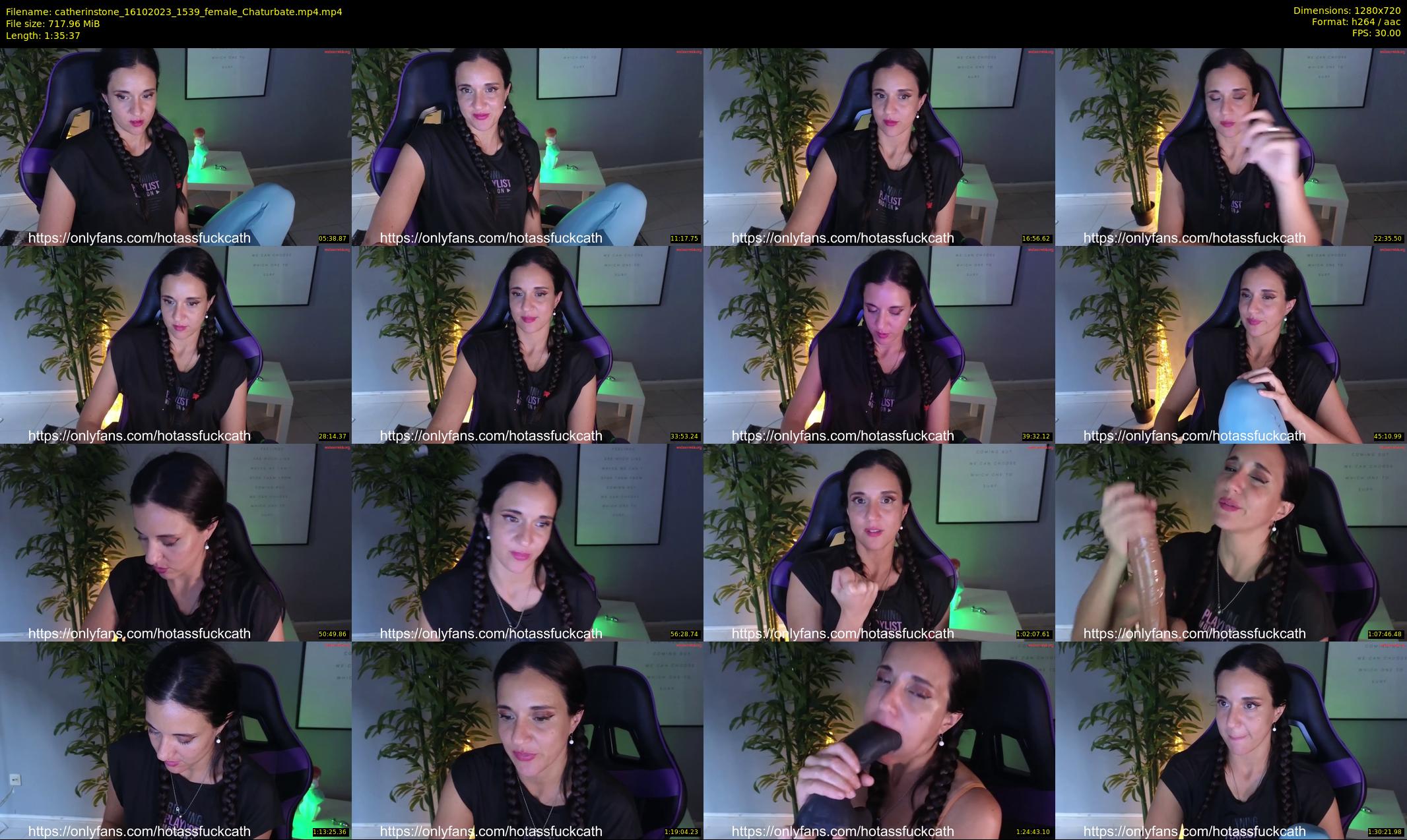 catherinstone — 96 minute Chaturbate female cam show recording, 720p, Oct 16, 2023