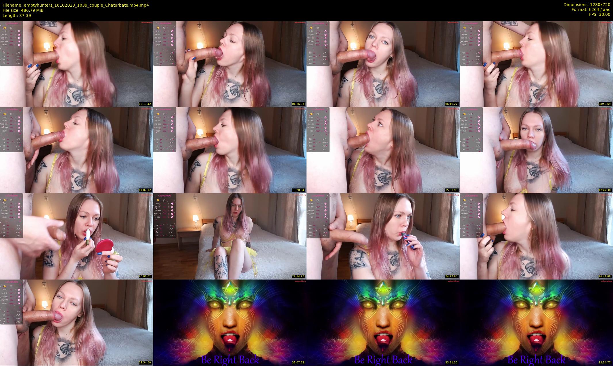 emptyhunters — 38 minute Chaturbate couple cam show recording, 720p, Oct 16, 2023