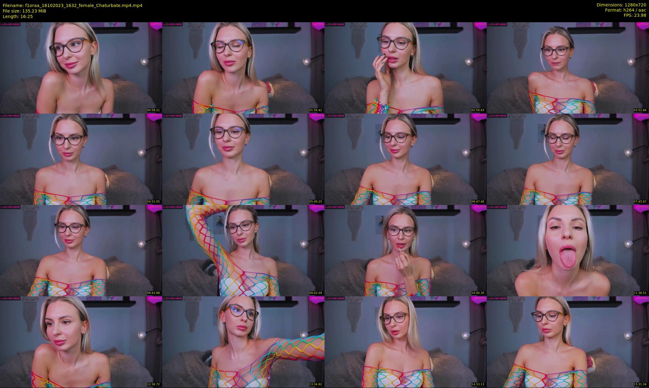 f1oraa — 17 minute Chaturbate female cam show recording, 720p, Oct 16, 2023