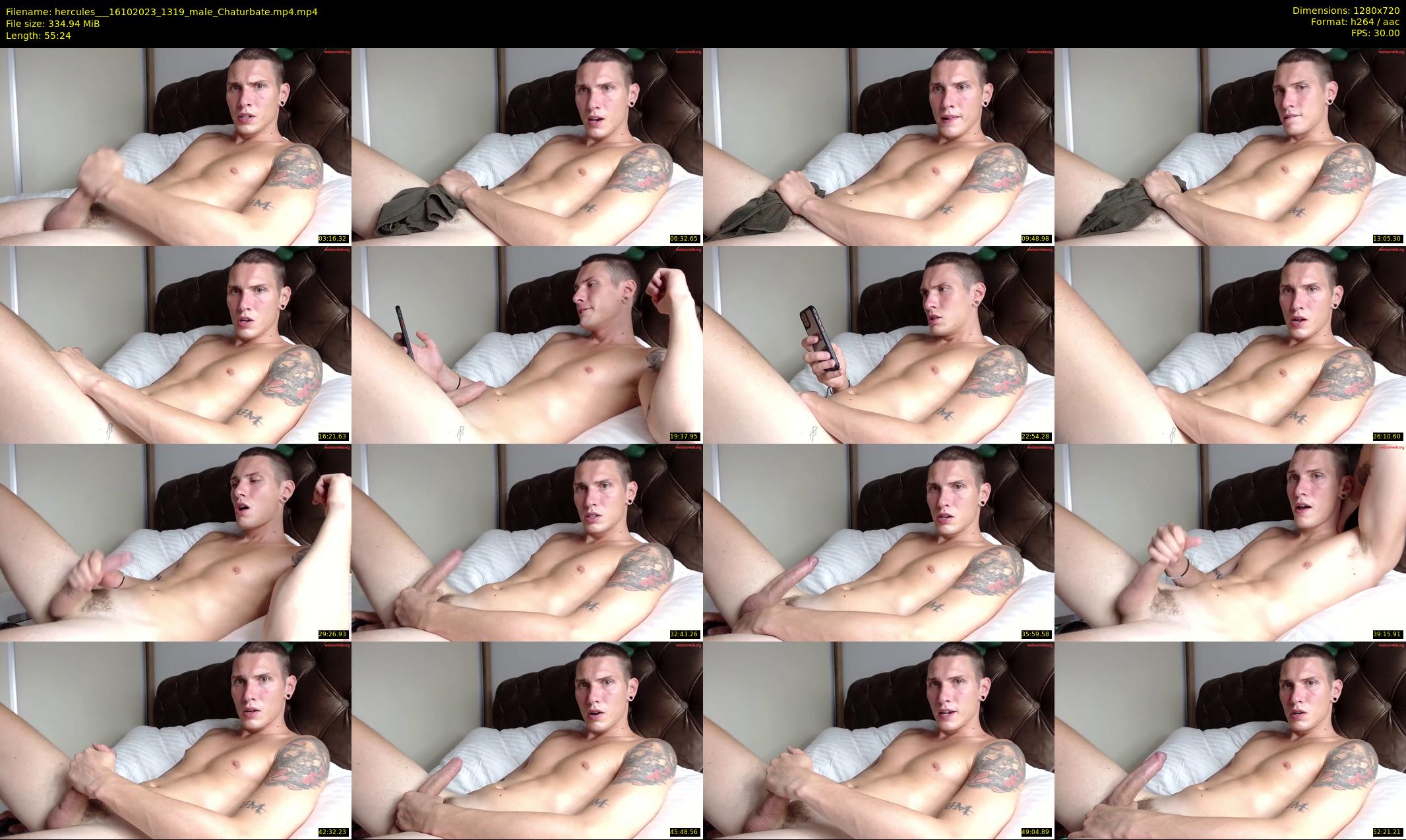hercules__ — 56 minute Chaturbate male cam show recording, 720p, Oct 16, 2023