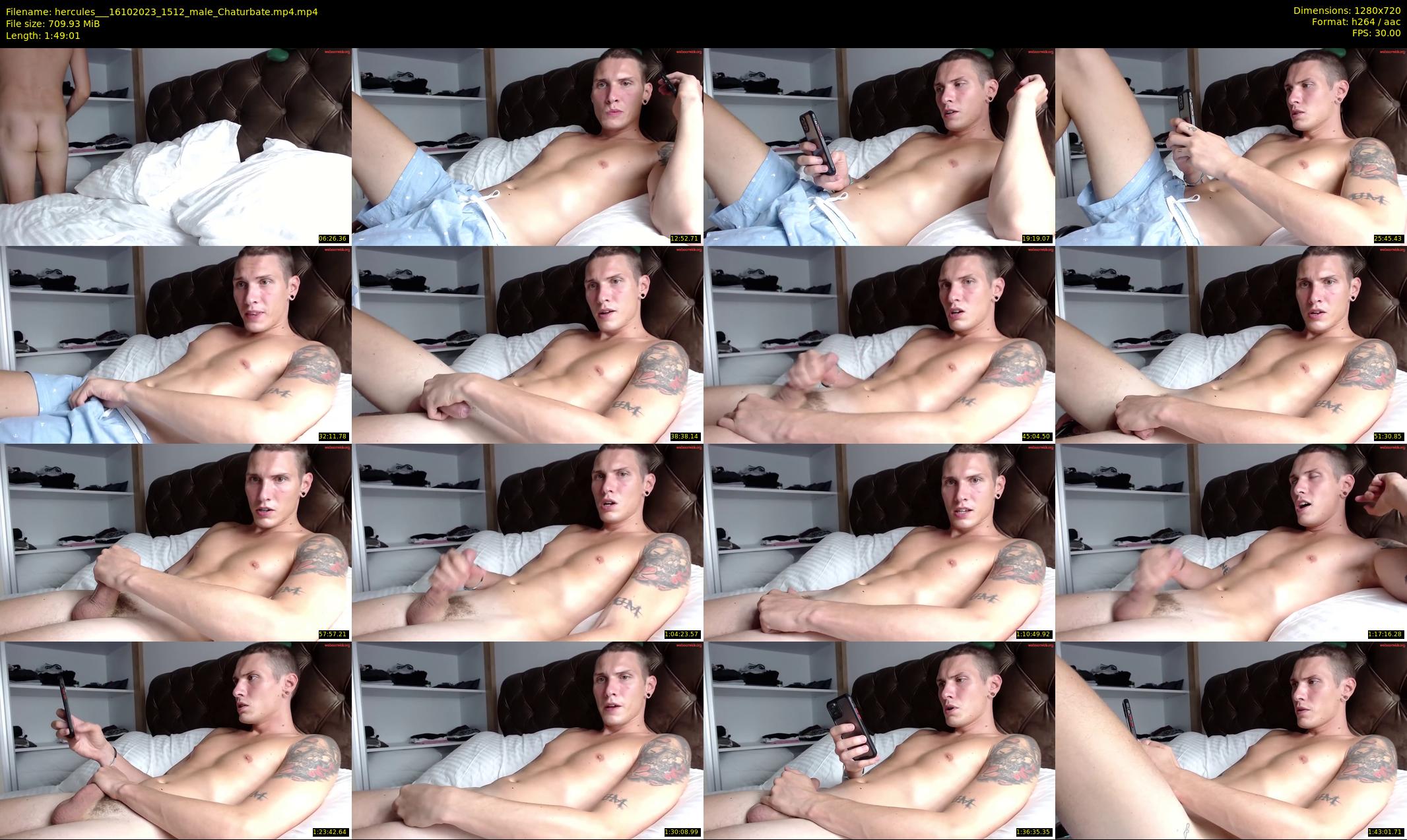 hercules__ — 110 minute Chaturbate male cam show recording, 720p, Oct 16, 2023
