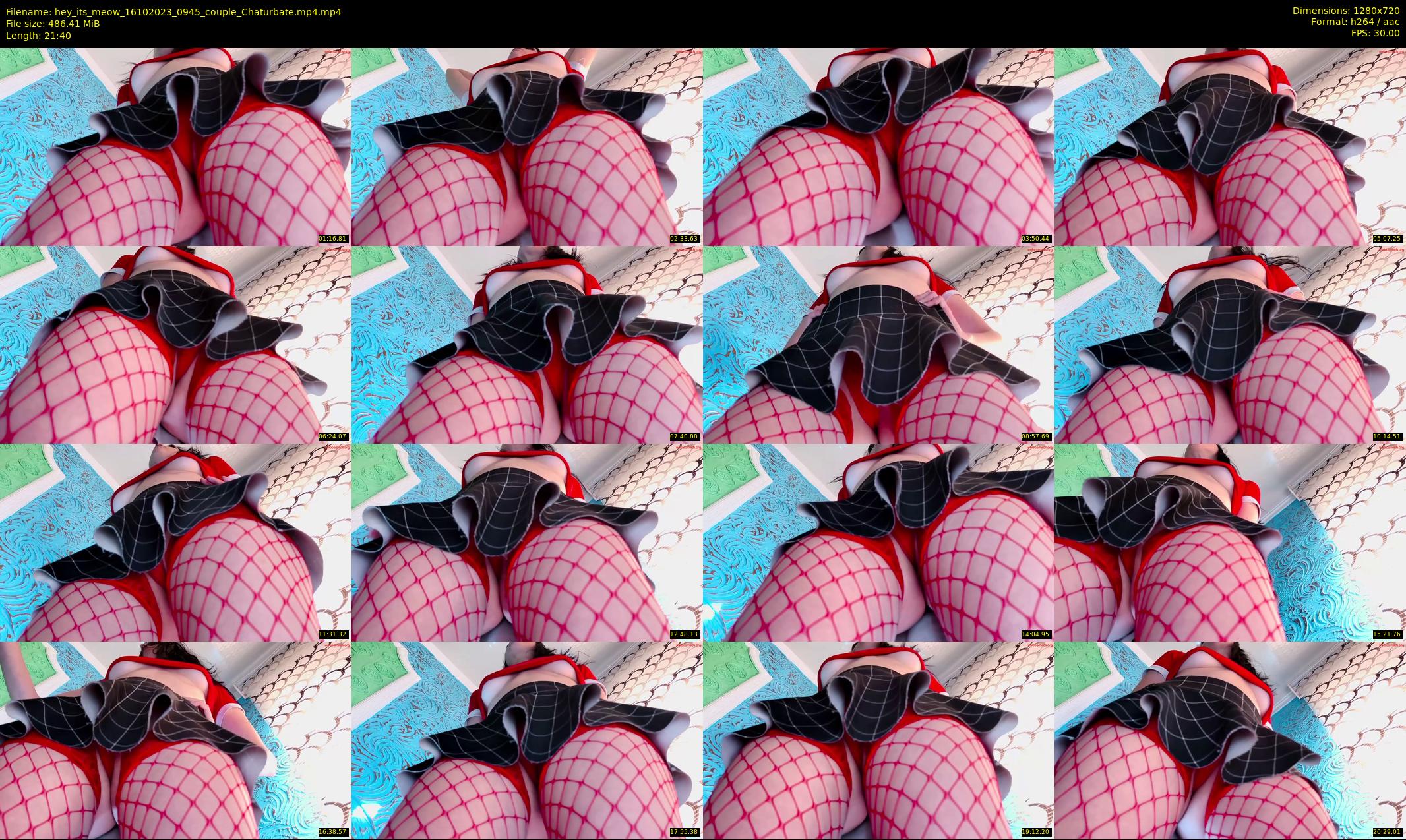 hey_its_meow — 22 minute Chaturbate couple cam show recording, 720p, Oct 16, 2023