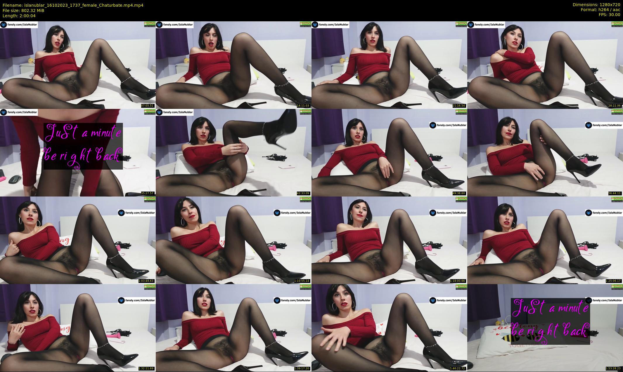 islanublar — 121 minute Chaturbate female cam show recording, 720p, Oct 16, 2023