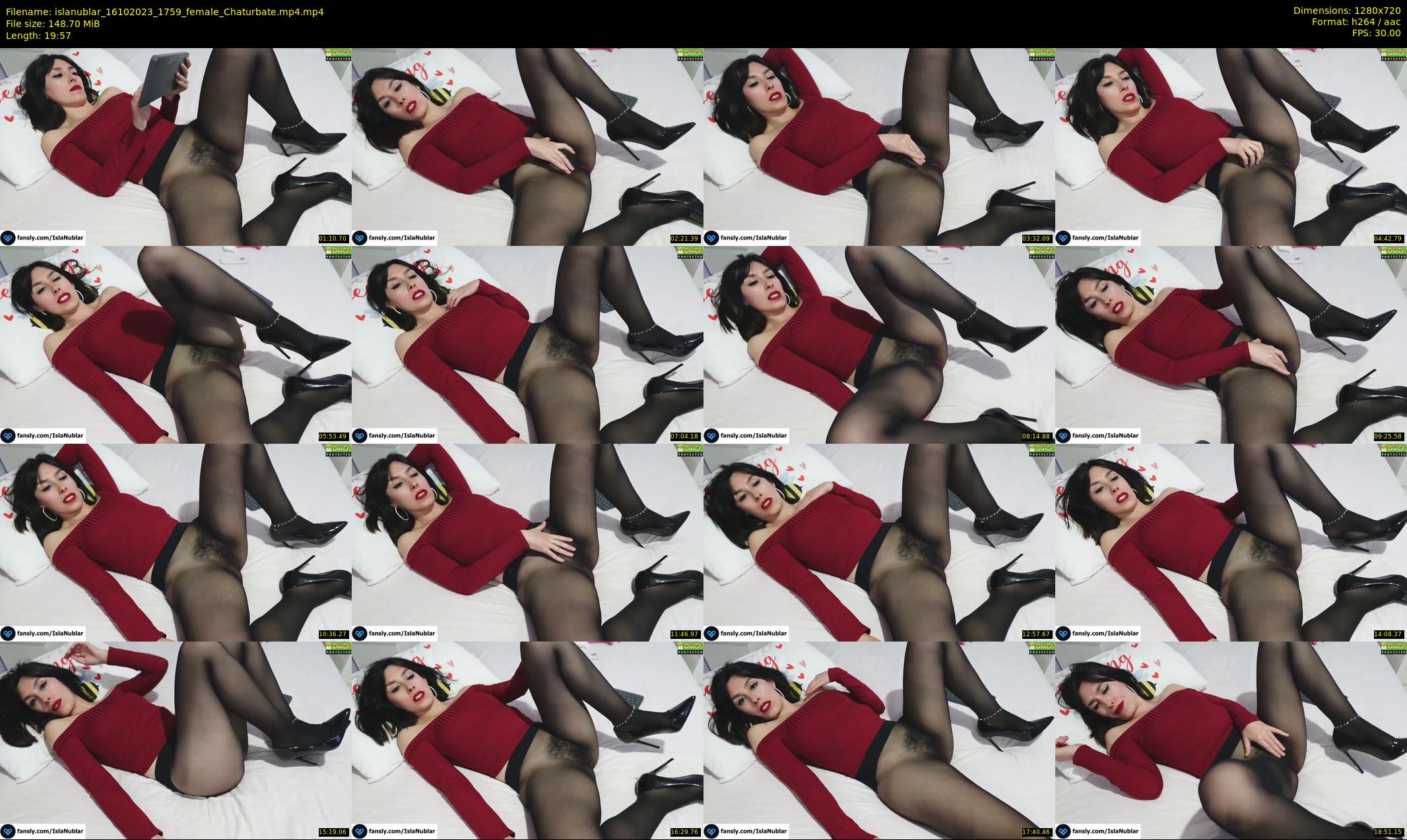islanublar — 20 minute Chaturbate female cam show recording, 720p, Oct 16, 2023