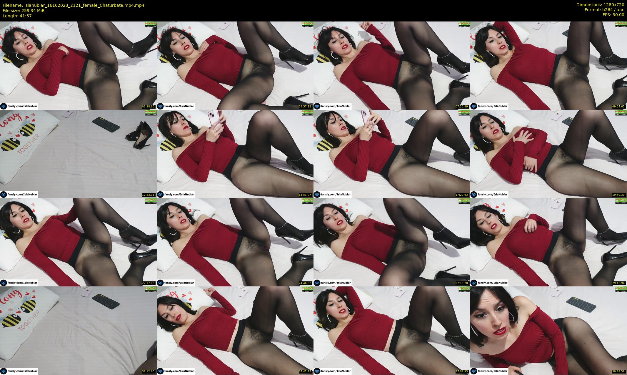 islanublar — 42 minute Chaturbate female cam show recording, 720p, Oct 16, 2023