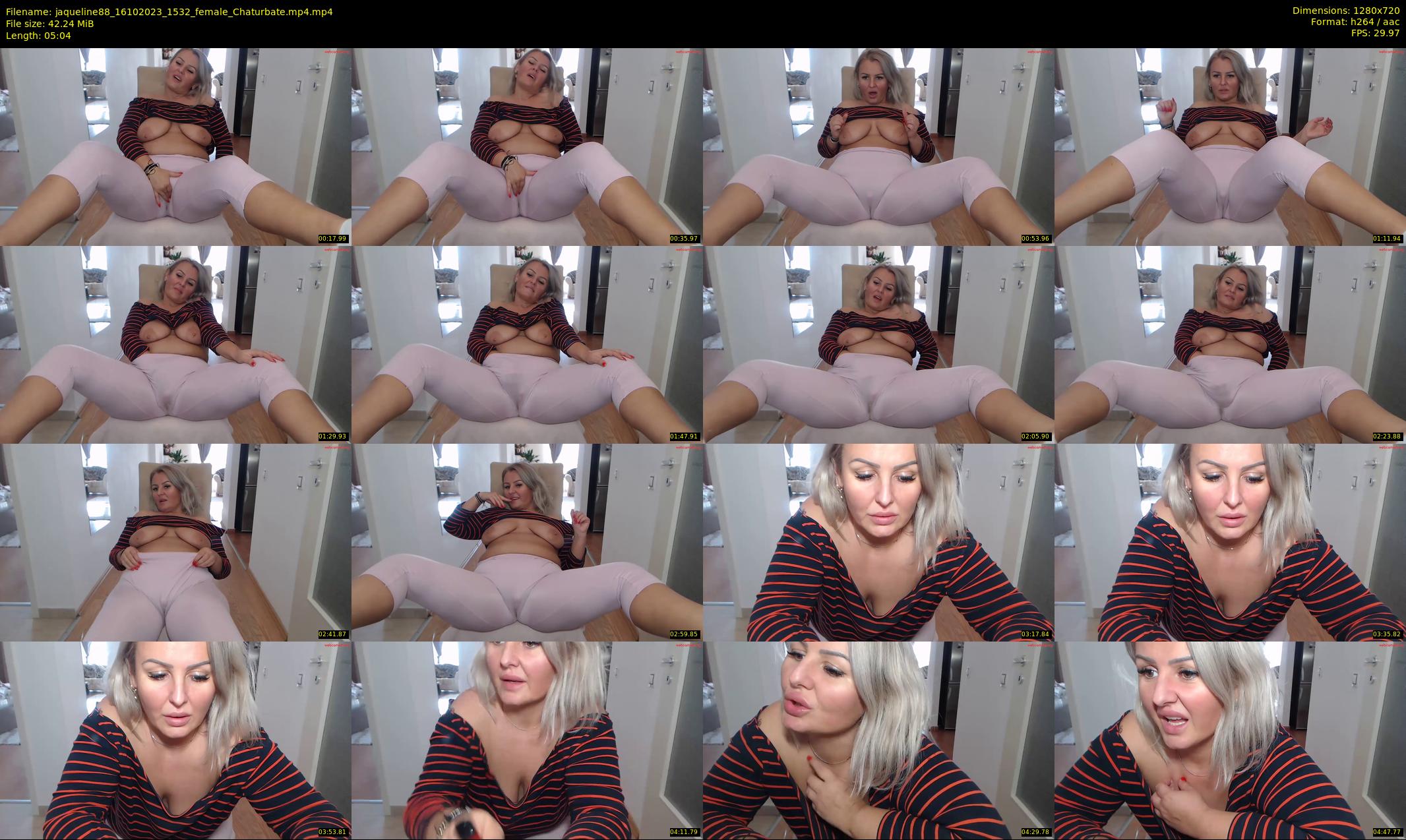 jaqueline88 — 6 minute Chaturbate female cam show recording, 720p, Oct 16, 2023