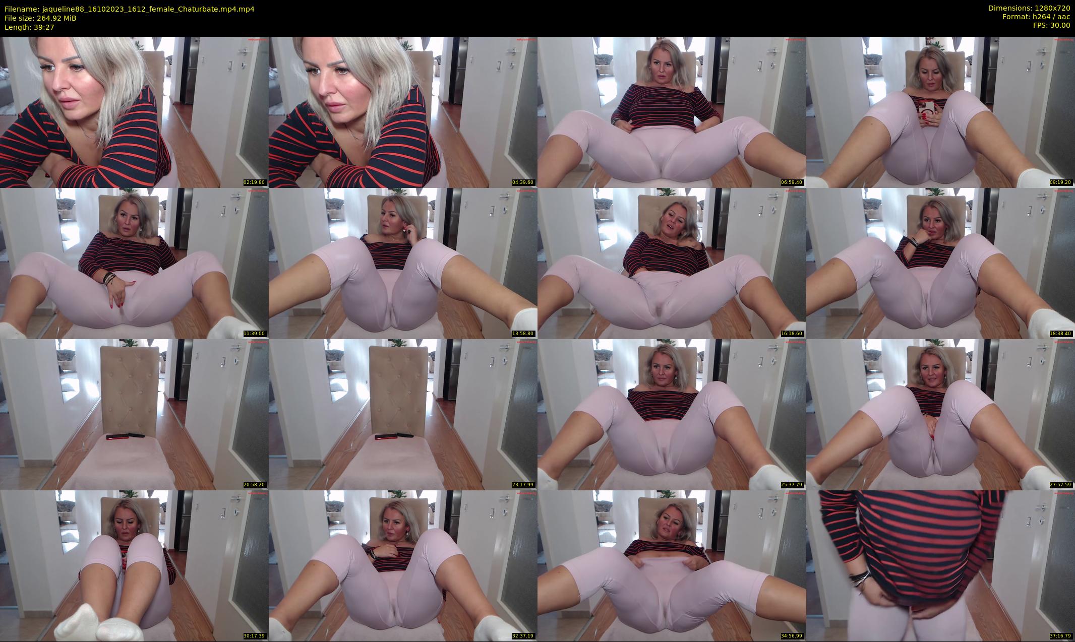 jaqueline88 — 40 minute Chaturbate female cam show recording, 720p, Oct 16, 2023