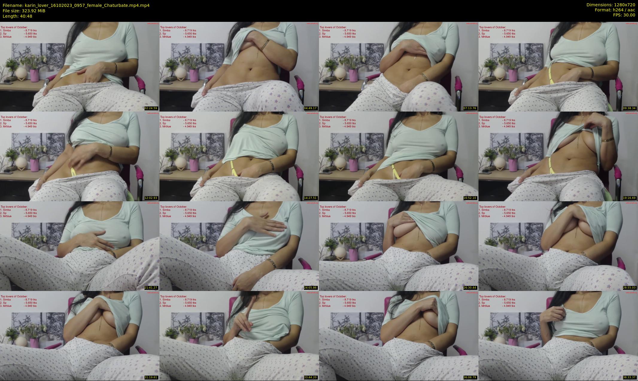 karin_lover — 41 minute Chaturbate female cam show recording, 720p, Oct 16, 2023