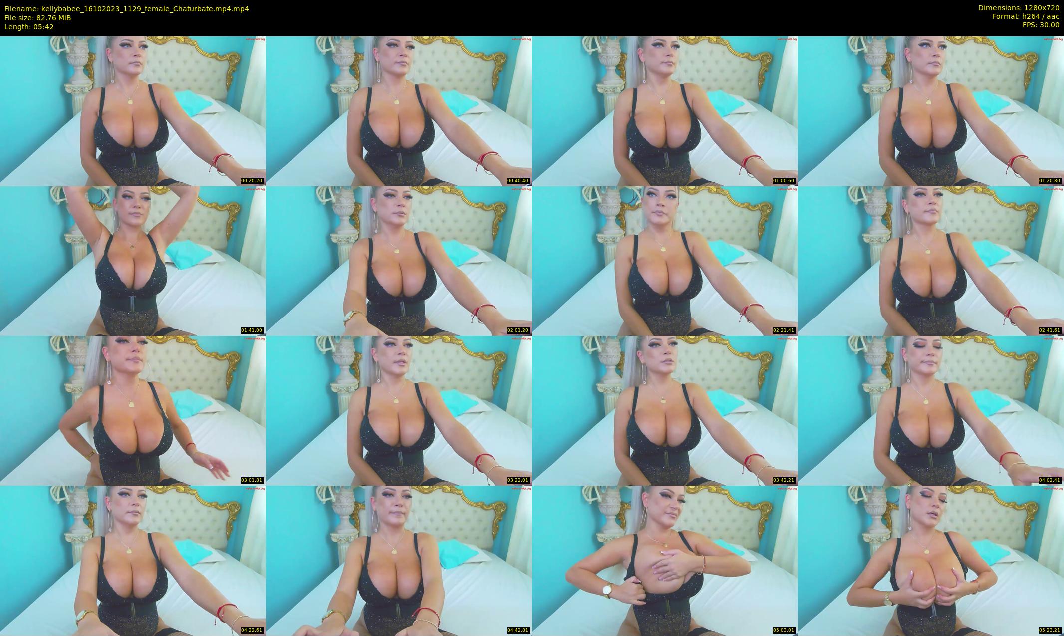 kellybabee — 6 minute Chaturbate female cam show recording, 720p, Oct 16, 2023