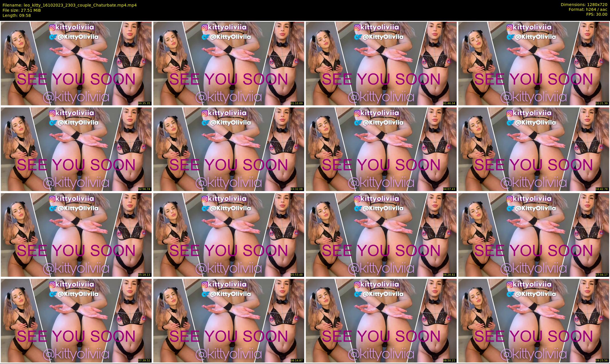 leo_kitty — 10 minute Chaturbate couple cam show recording, 720p, Oct 16, 2023