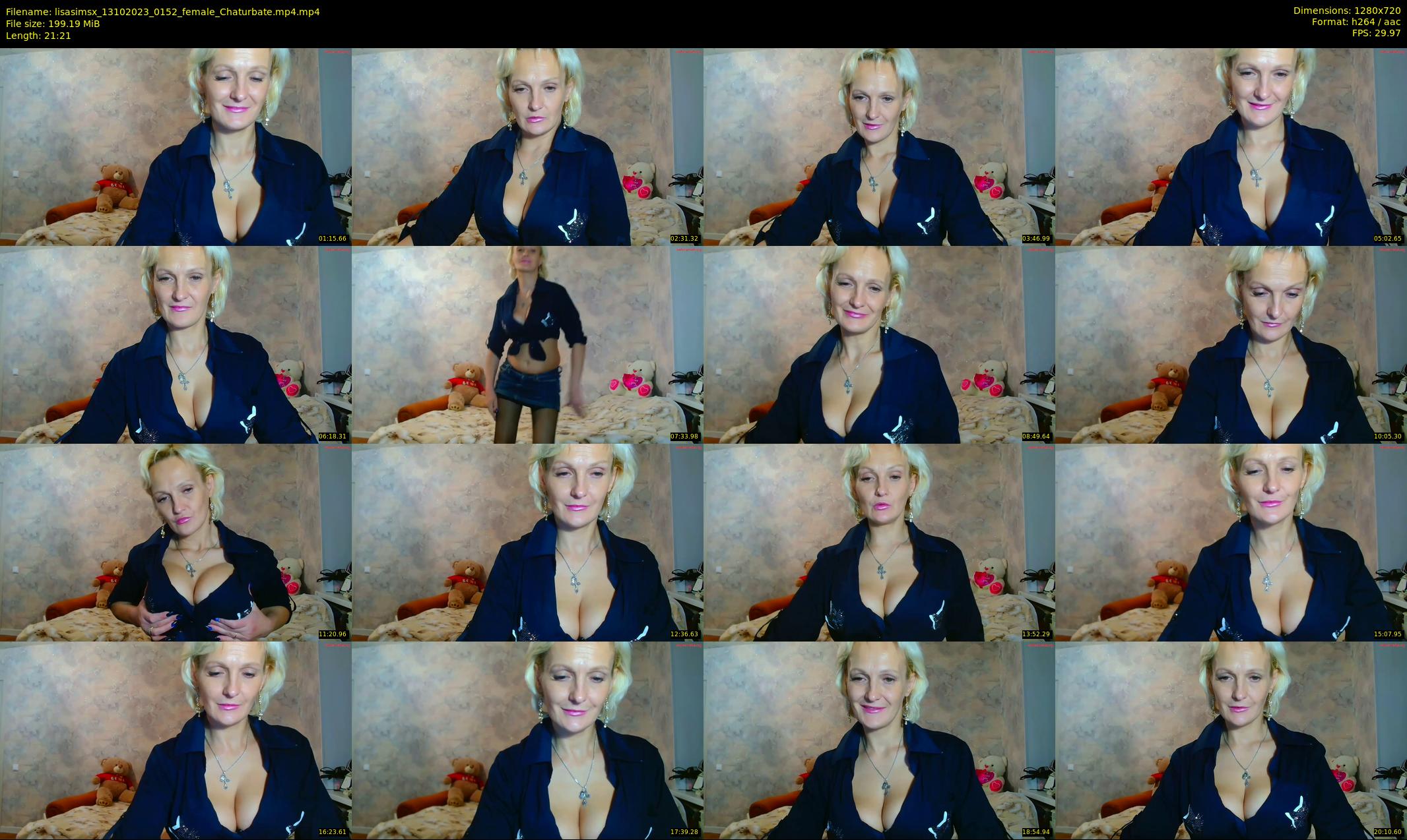 lisasimsx — 22 minute Chaturbate female cam show recording, 720p, Oct 13, 2023