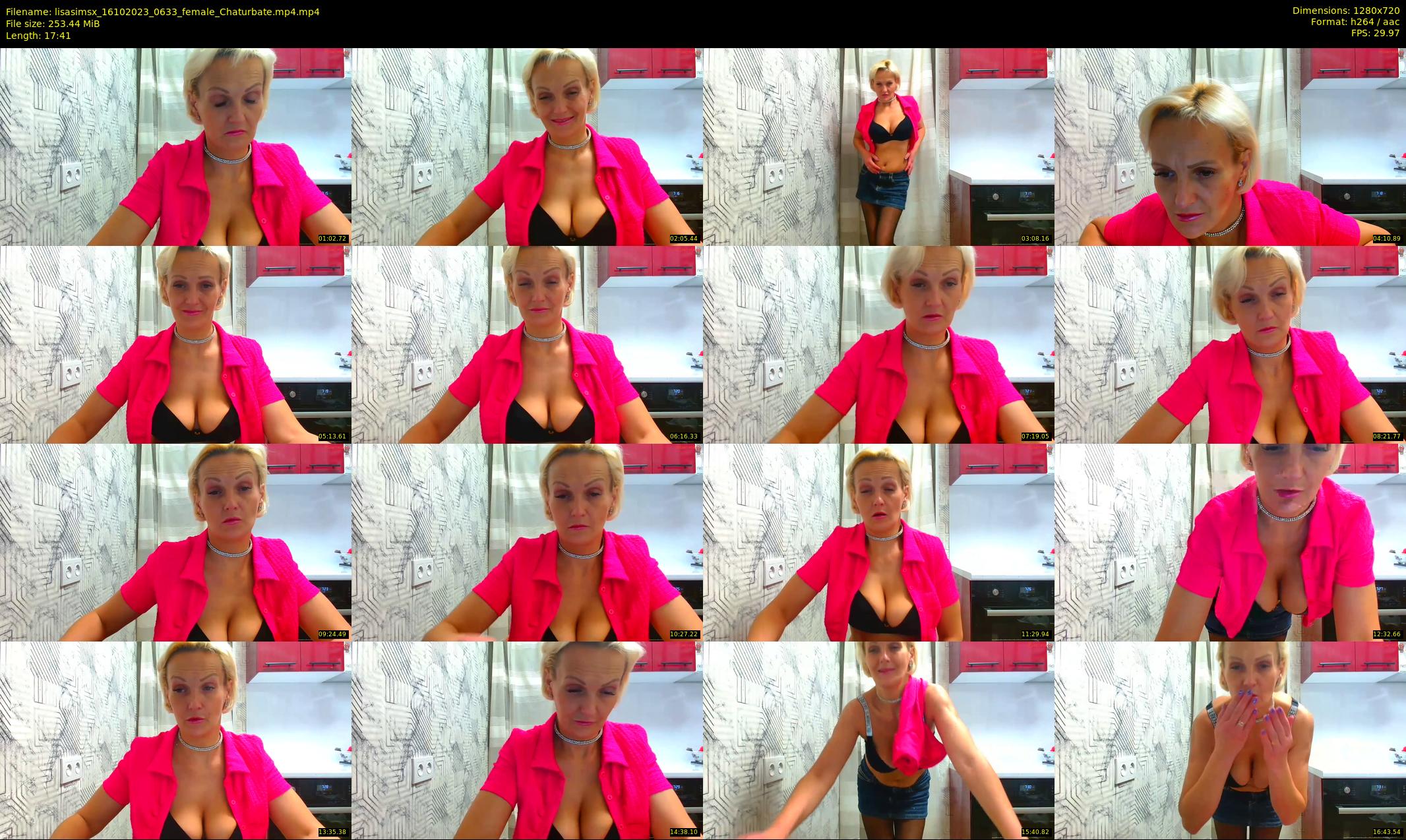 lisasimsx — 18 minute Chaturbate female cam show recording, 720p, Oct 16, 2023