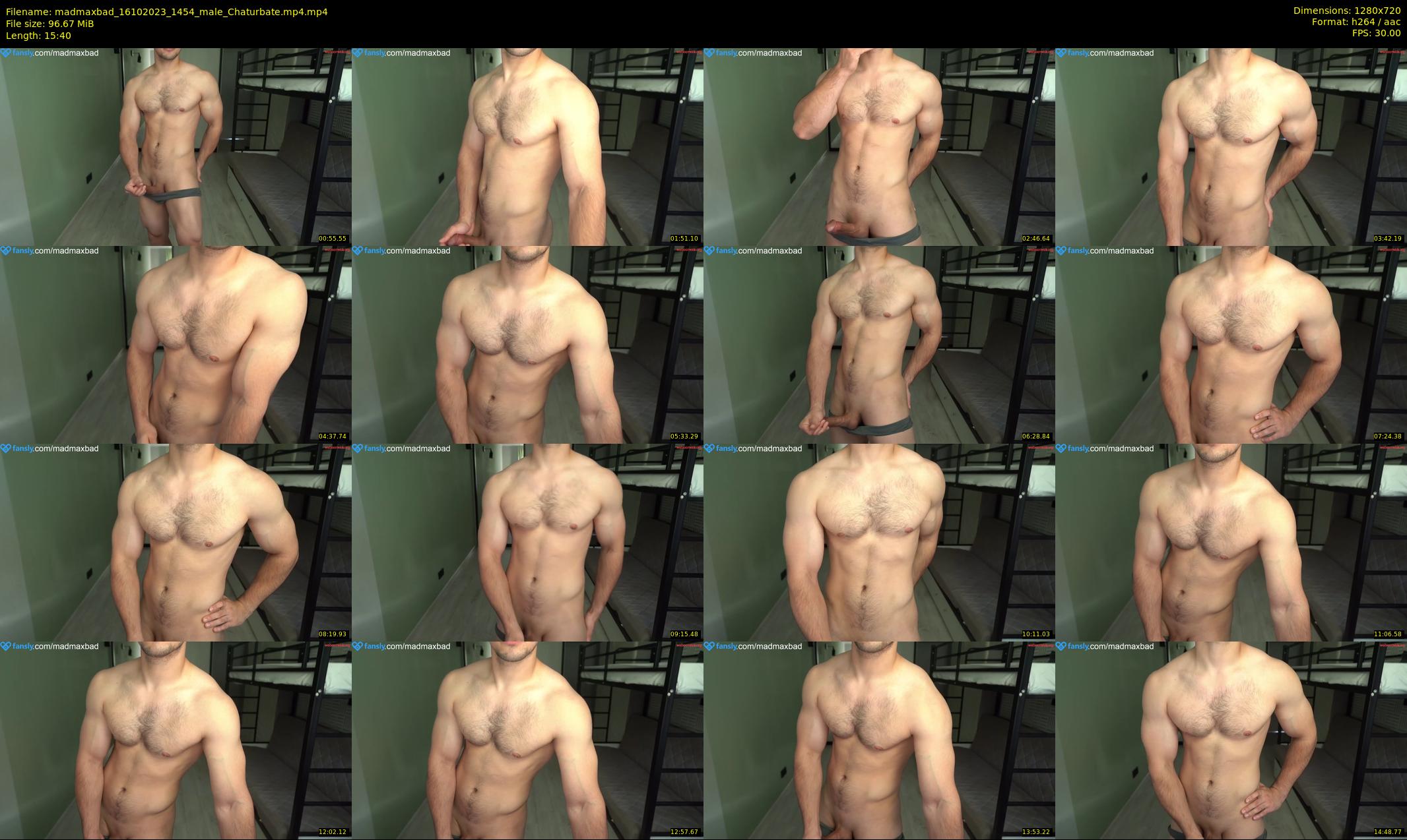 madmaxbad — 16 minute Chaturbate male cam show recording, 720p, Oct 16, 2023