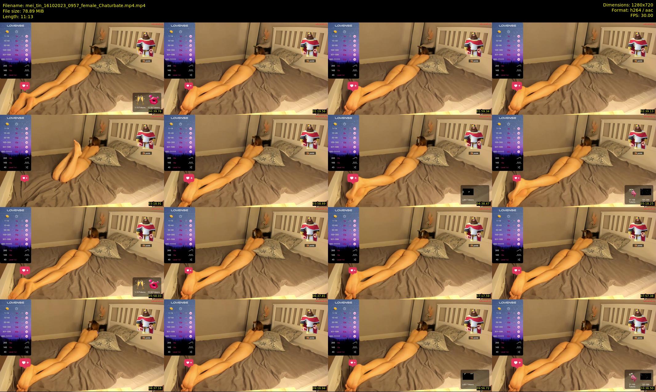 mei_tin — 12 minute Chaturbate female cam show recording, 720p, Oct 16, 2023