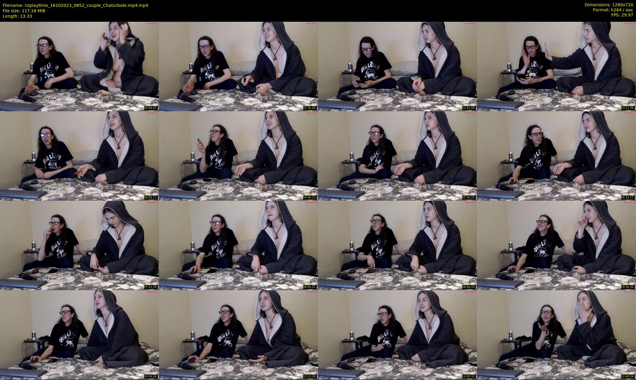 nzplaytime — 14 minute Chaturbate couple cam show recording, 720p, Oct 16, 2023