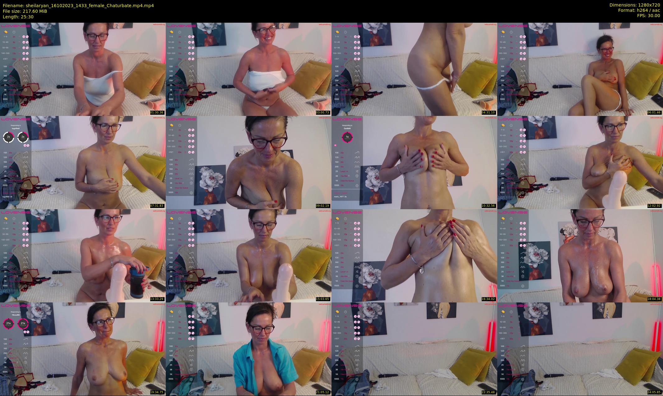 sheilaryan — 26 minute Chaturbate female cam show recording, 720p, Oct 16, 2023