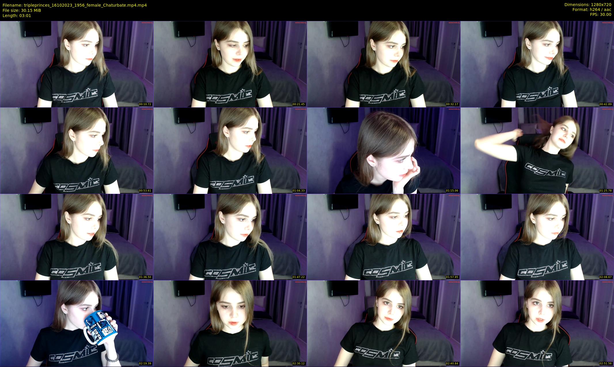 tripleprinces — 4 minute Chaturbate female cam show recording, 720p, Oct 16, 2023