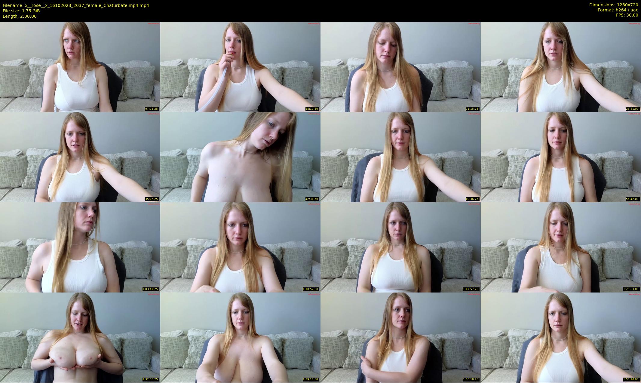 x__rose__x — 120 minute Chaturbate female cam show recording, 720p, Oct 16, 2023