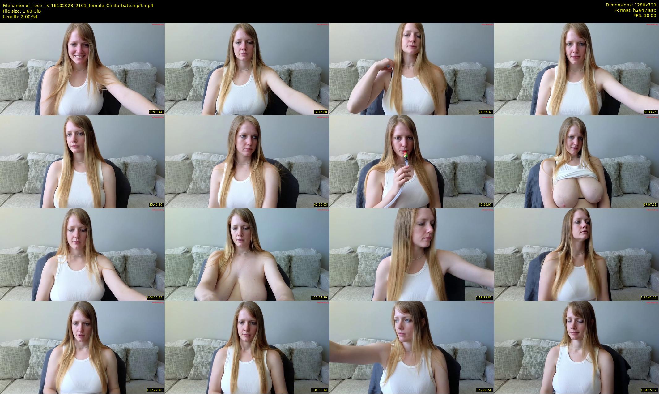 x__rose__x — 121 minute Chaturbate female cam show recording, 720p, Oct 16, 2023