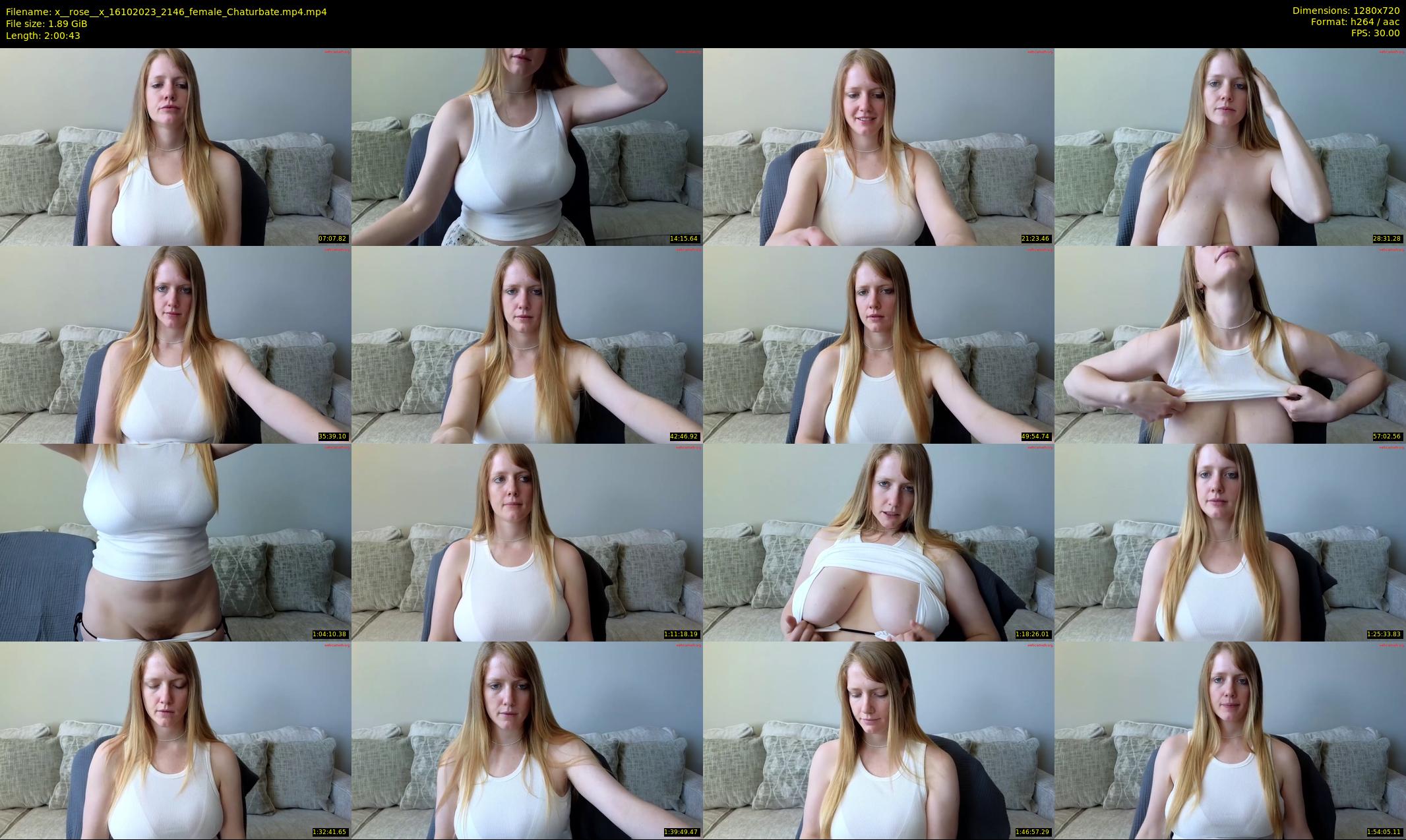 x__rose__x — 121 minute Chaturbate female cam show recording, 720p, Oct 16, 2023