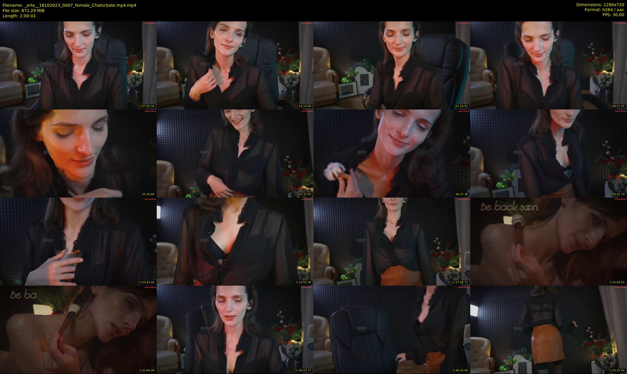 _arta_ — 121 minute Chaturbate female cam show recording, 720p, Oct 18, 2023