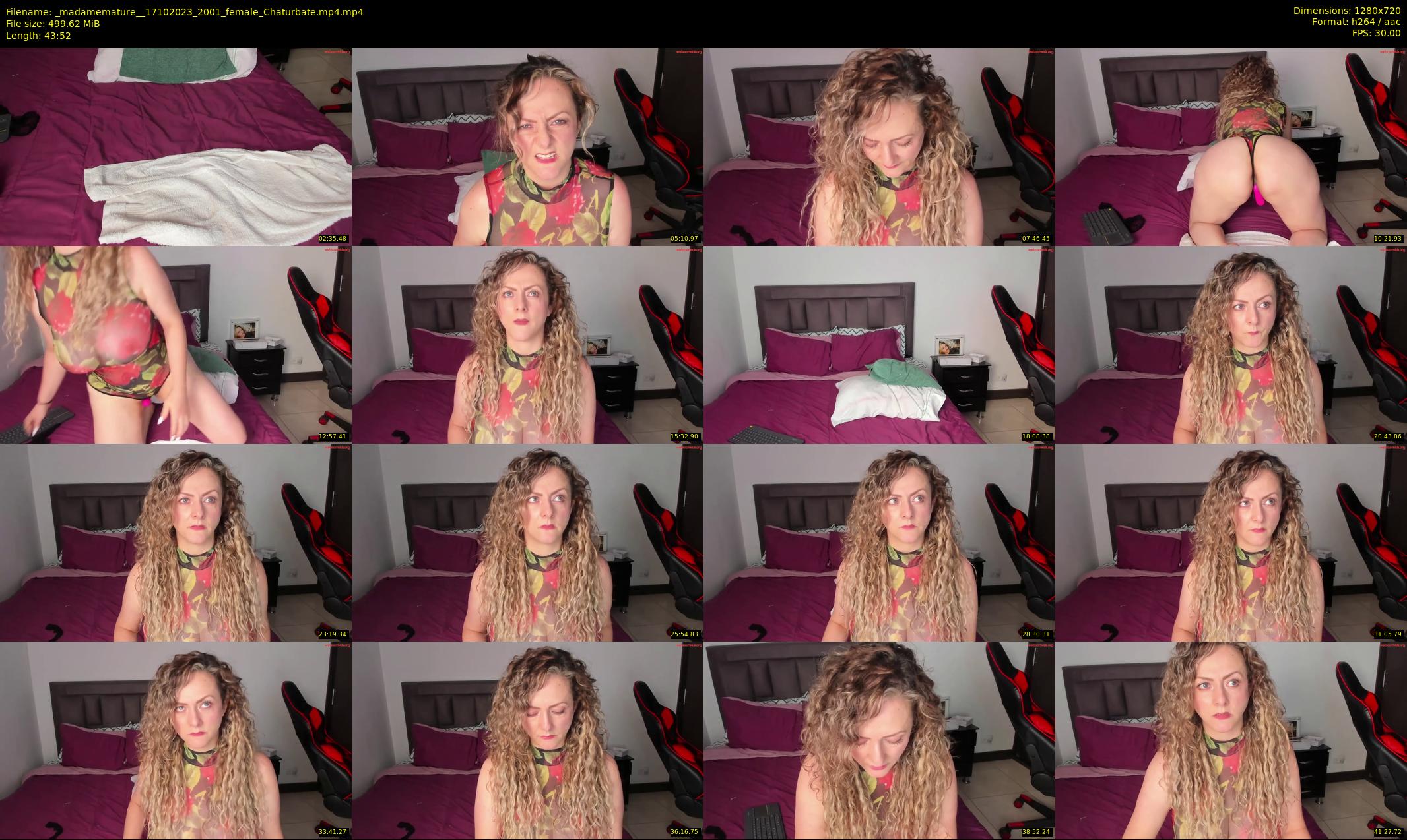_madamemature_ — 44 minute Chaturbate female cam show recording, 720p, Oct 17, 2023
