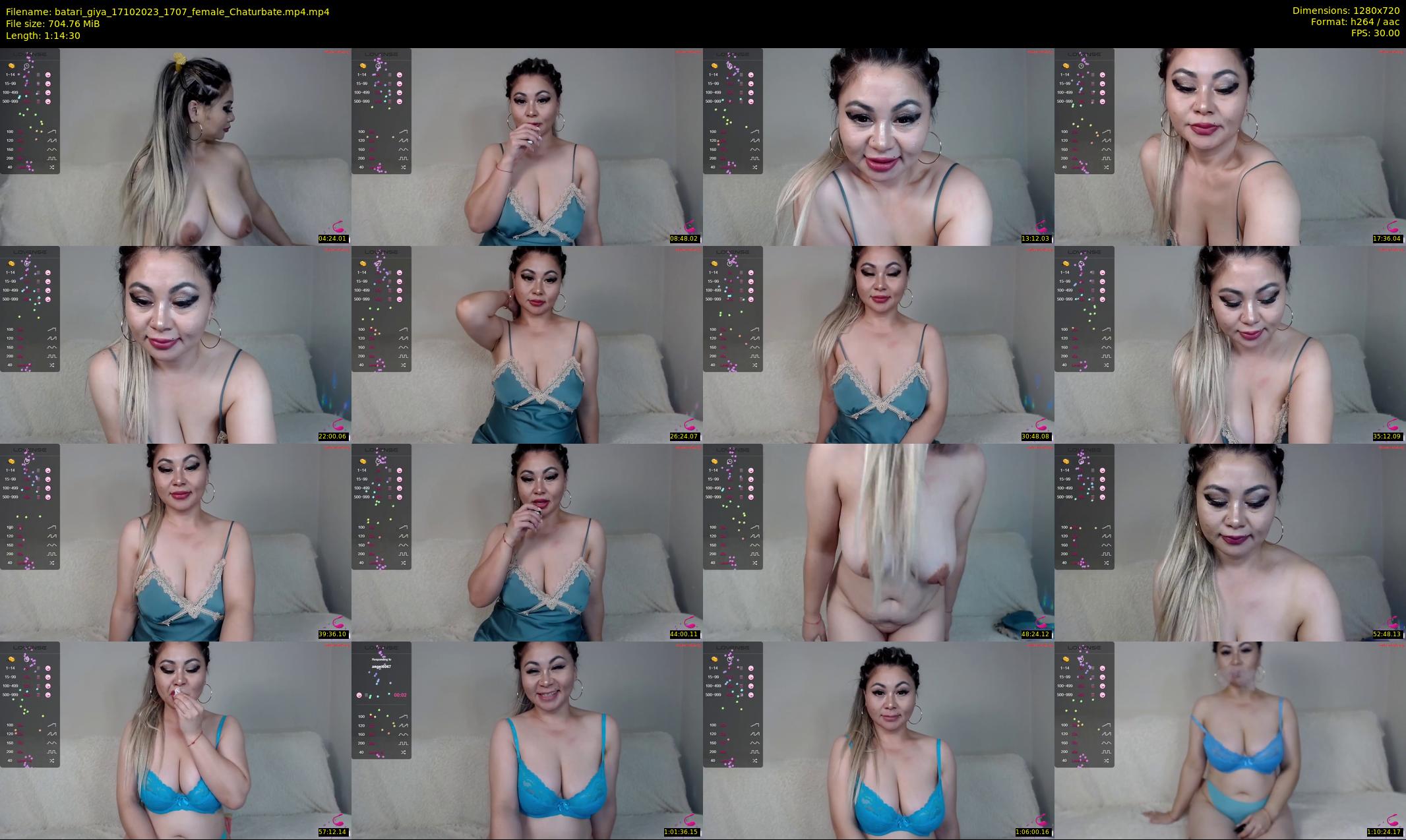batari_giya — 75 minute Chaturbate female cam show recording, 720p, Oct 17, 2023