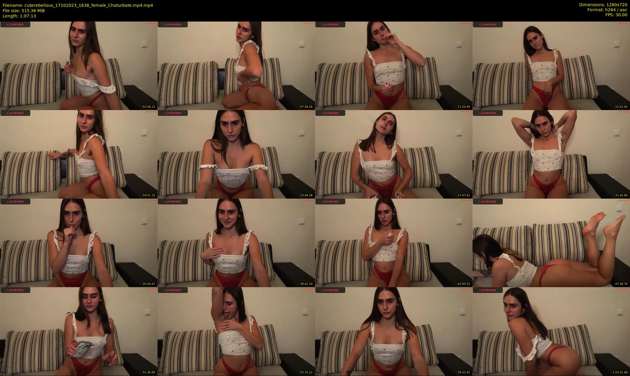 cuterebelious — 68 minute Chaturbate female cam show recording, 720p, Oct 17, 2023