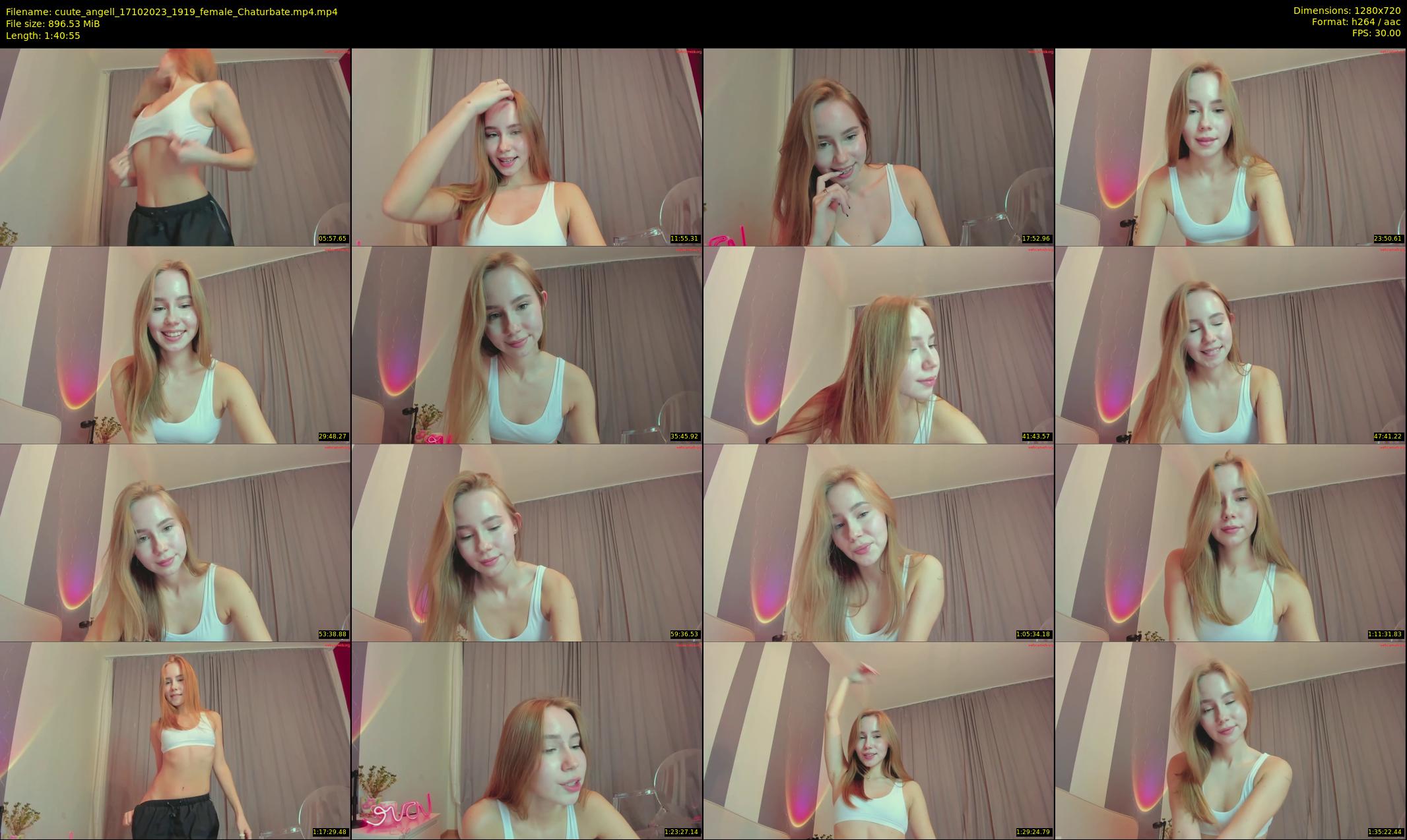 cuute_angell — 101 minute Chaturbate female cam show recording, 720p, Oct 17, 2023