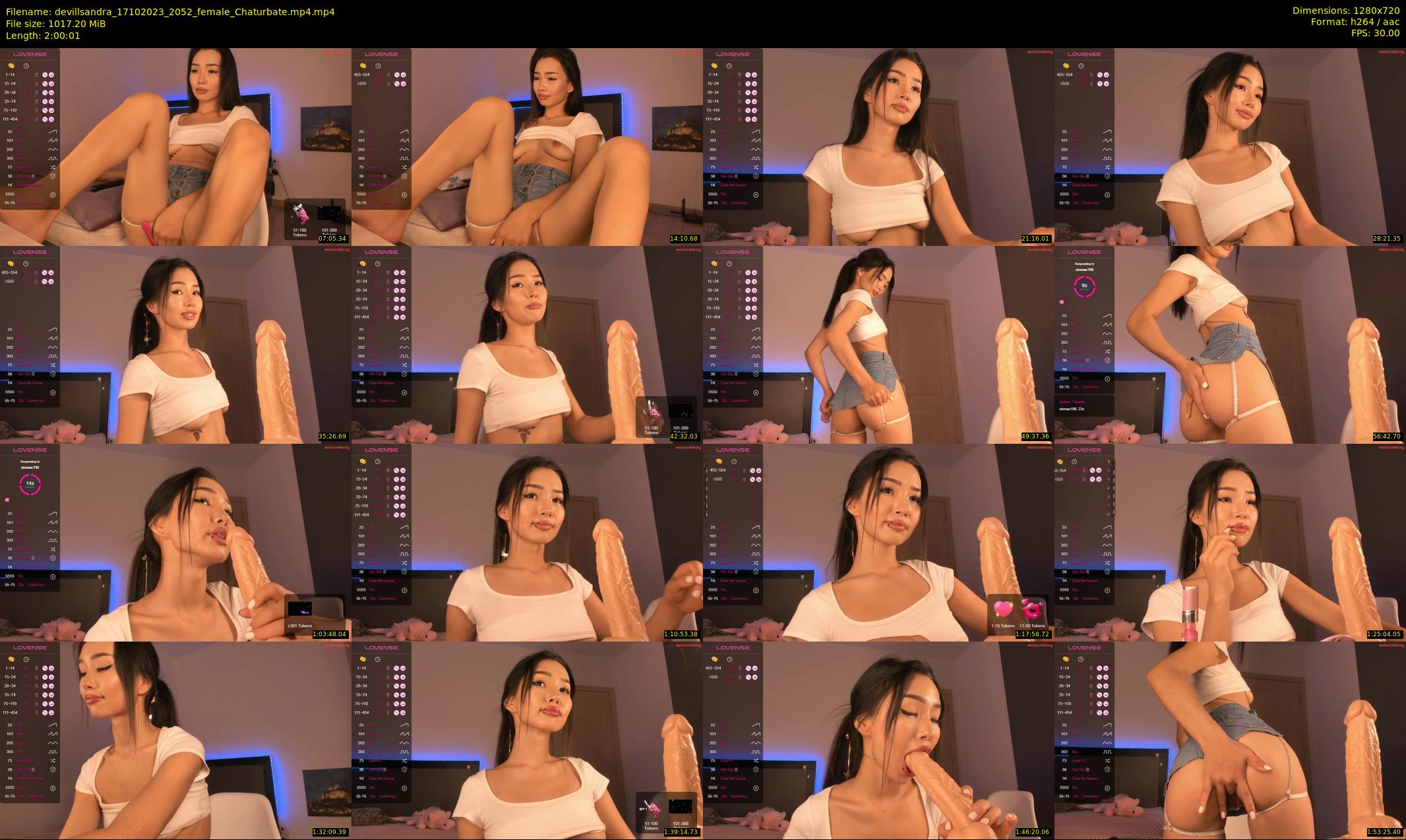 devillsandra — 121 minute Chaturbate female cam show recording, 720p, Oct 17, 2023