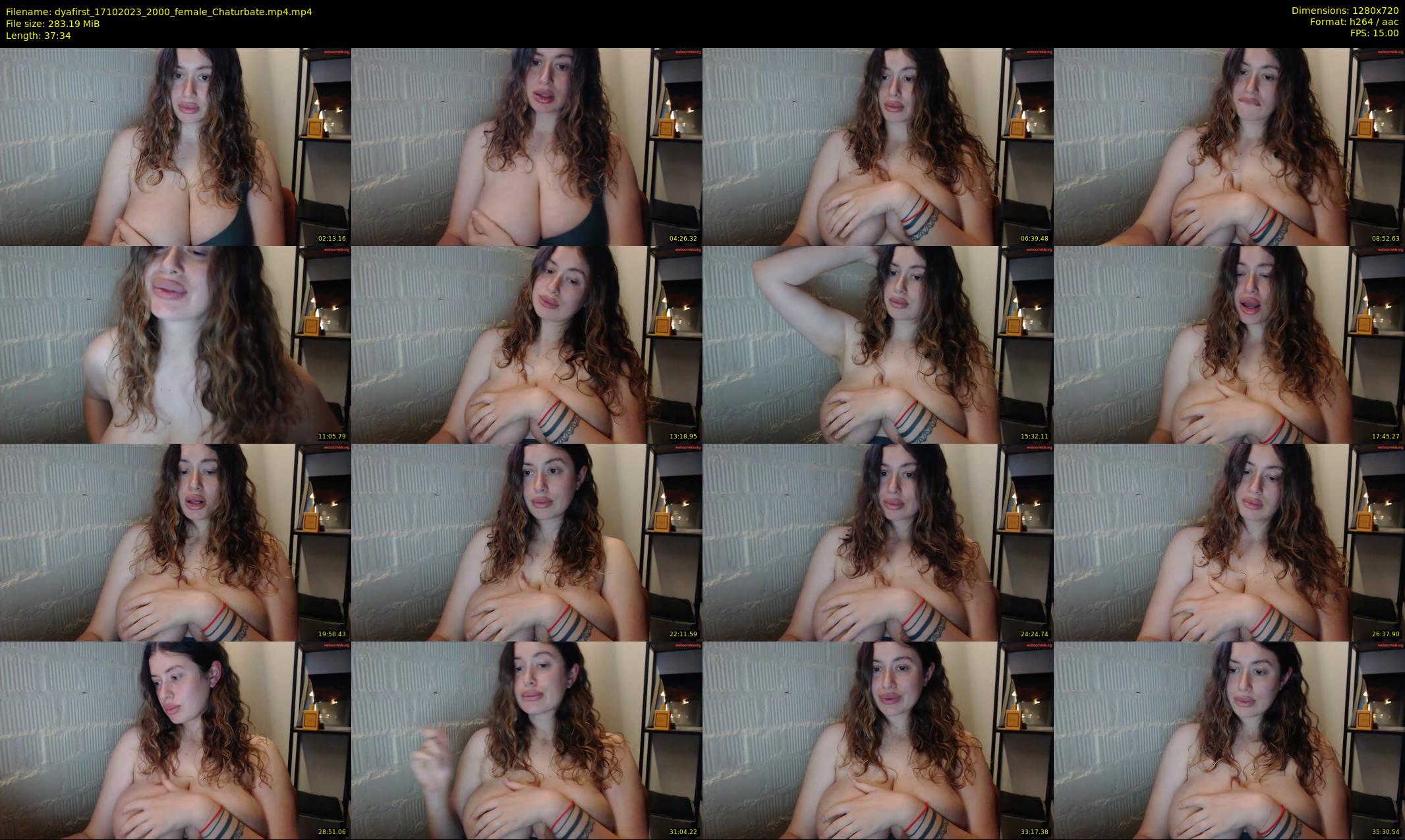 dyafirst — 38 minute Chaturbate female cam show recording, 720p, Oct 17, 2023